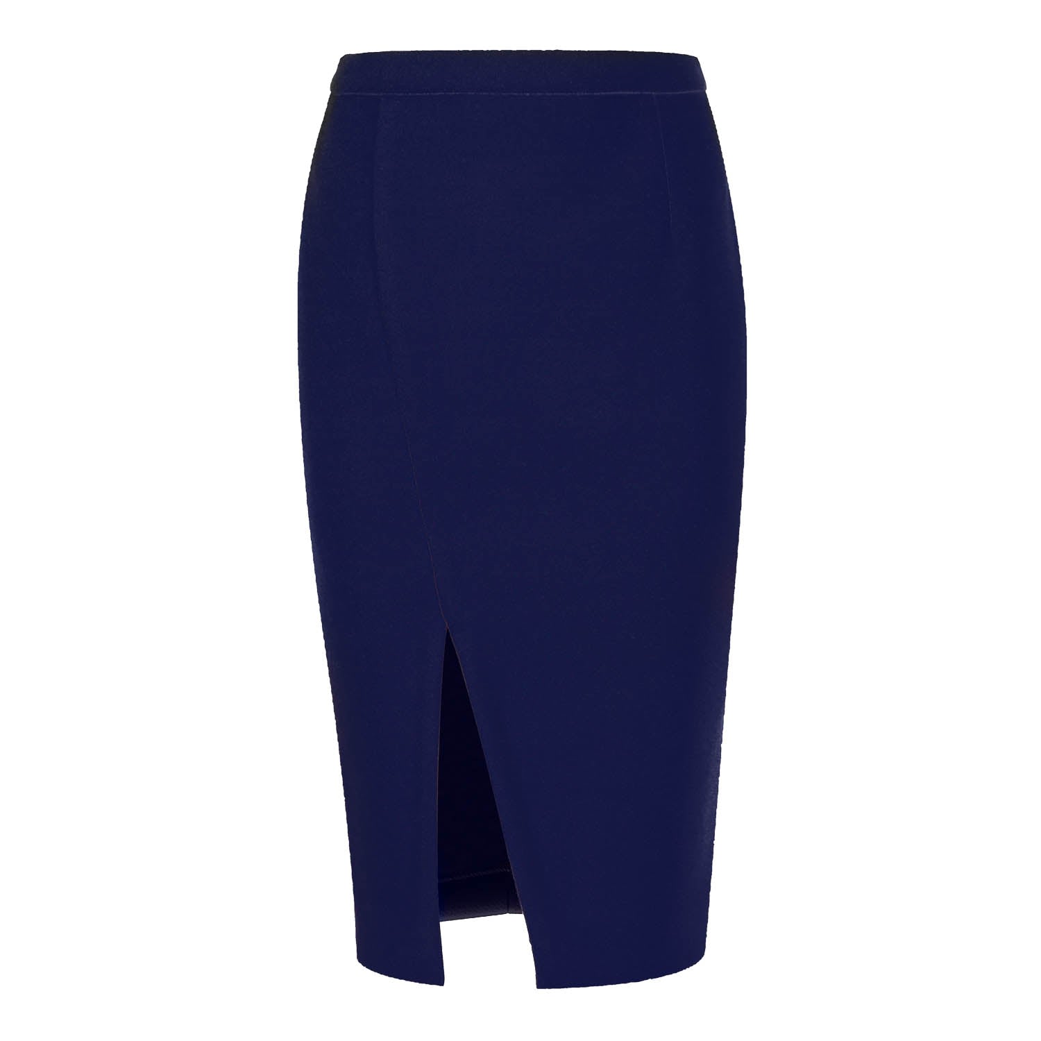 Conquista Women's Electric Blue Faux Mouflon Pencil Skirt In Blue