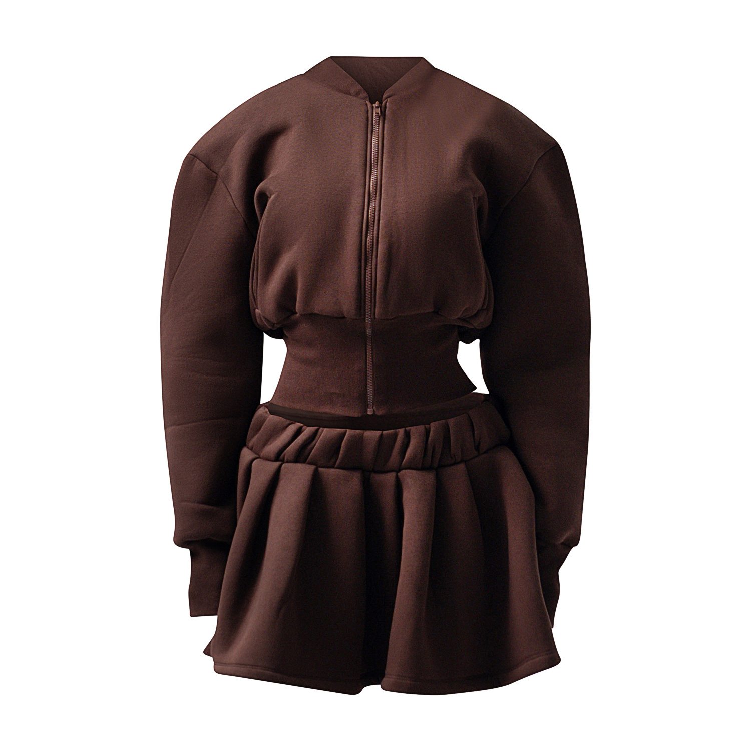 Enxhaline Brown / Black / Blue Inej Set In Dark Brown Color