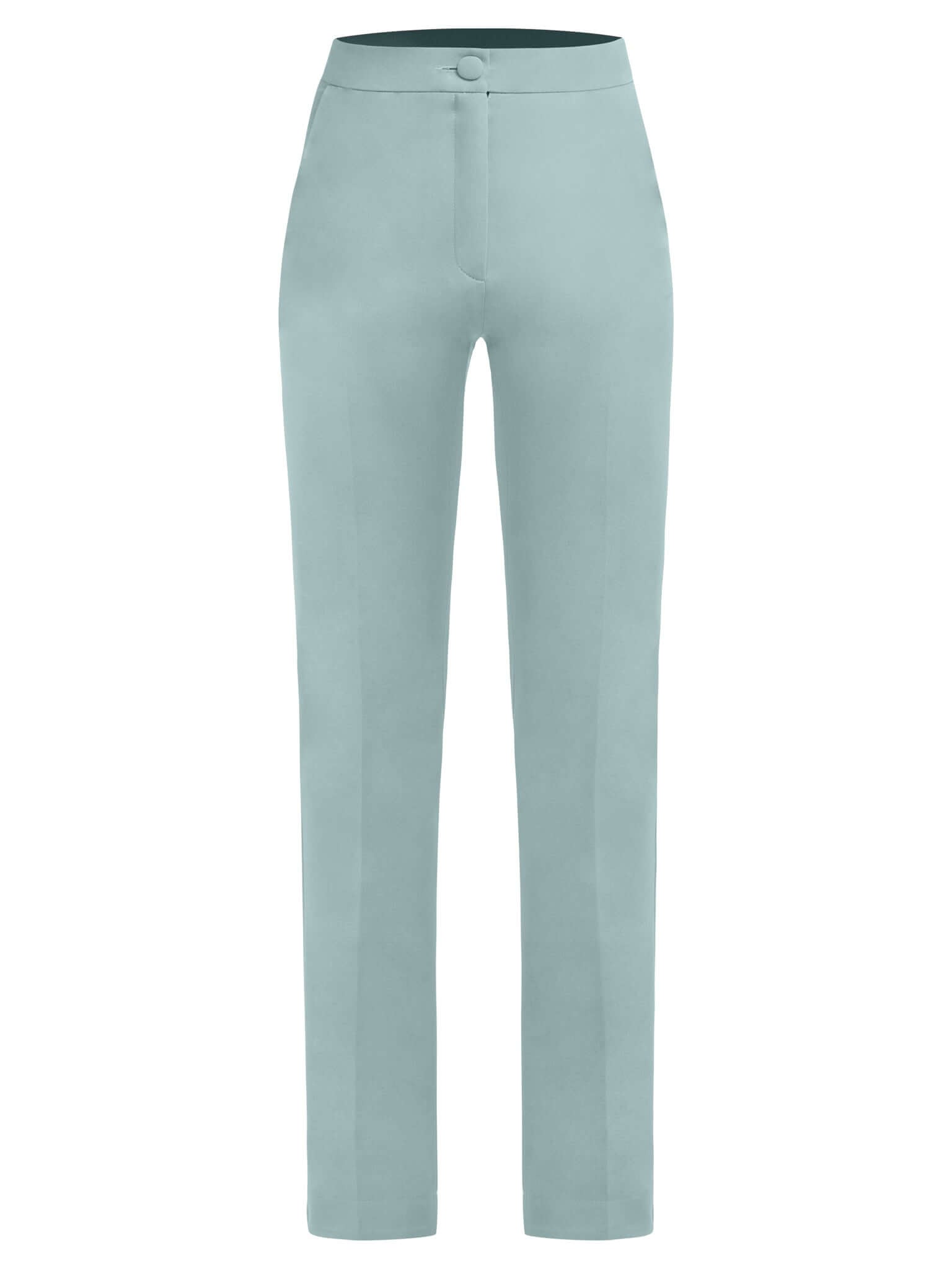 Tia Dorraine Women's Fantasy Straight-leg Slim Trousers - Light Blue In Blue
