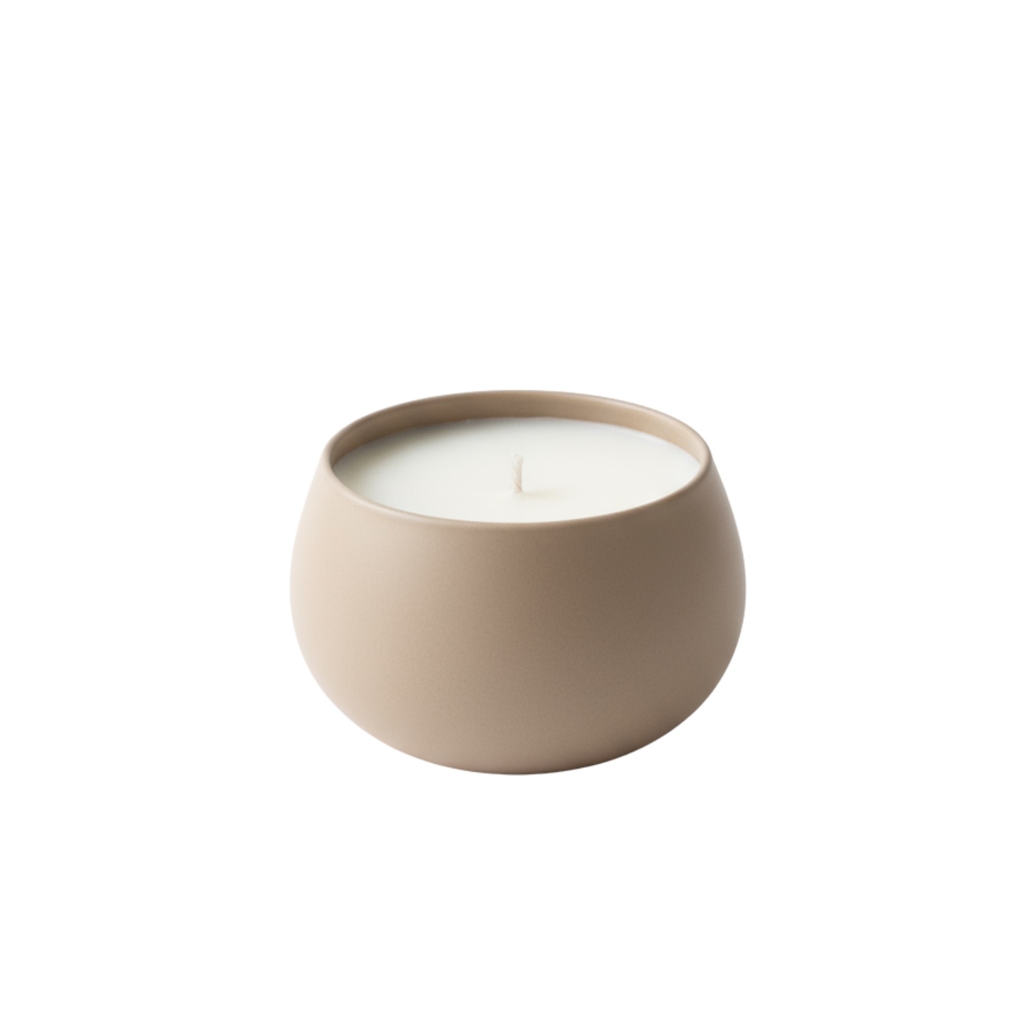 Villa Aburi Neutrals Mini Scented Travel Candle: Labdanum Veil With Cotton Wick