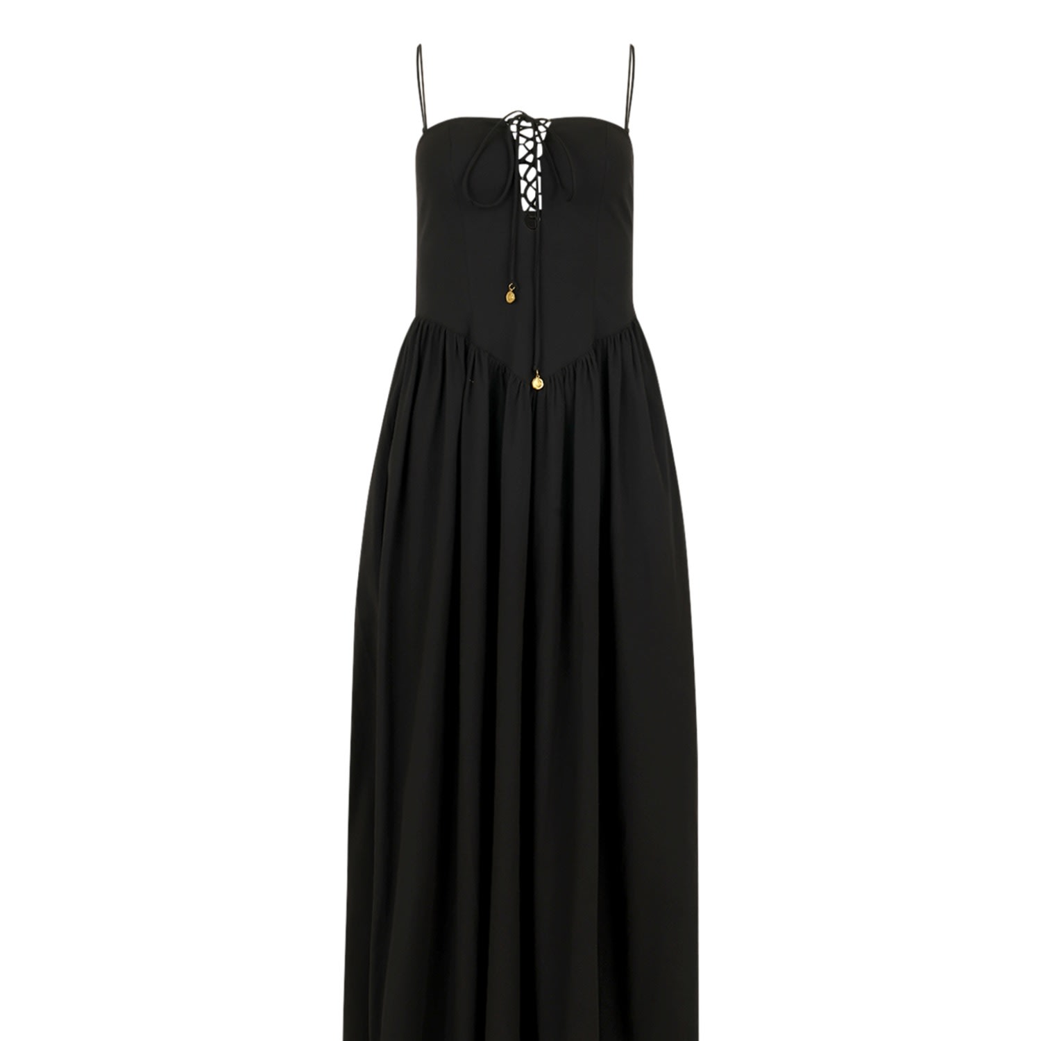 Decolet The Label Women's Black Raquel Drop Waist Maxi In Black