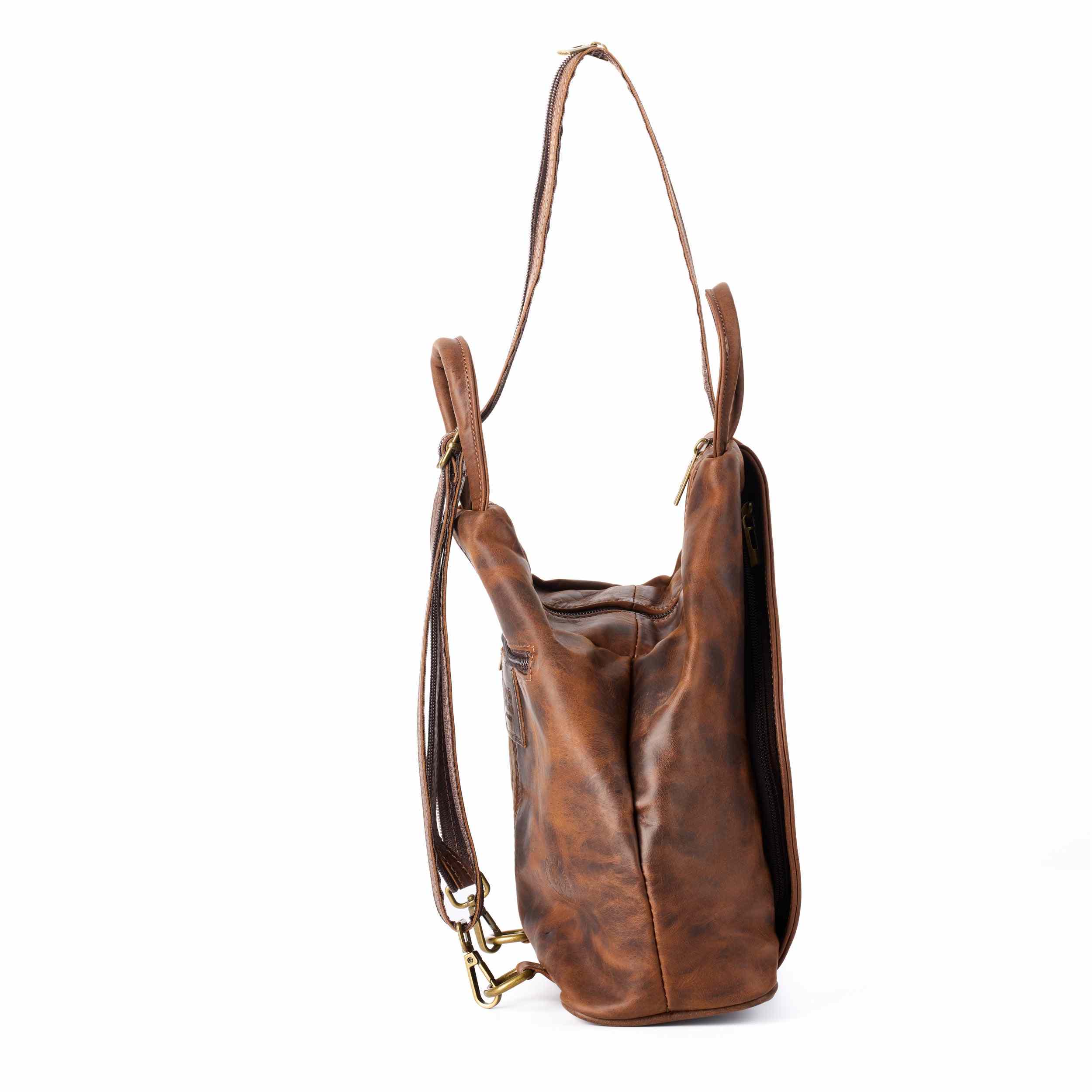 distressed leather backpack for womens American West Classic Travel Large Drawstring with Front Pocket Equipped with hidden anti Womens Distressed Leather Backpack Purse