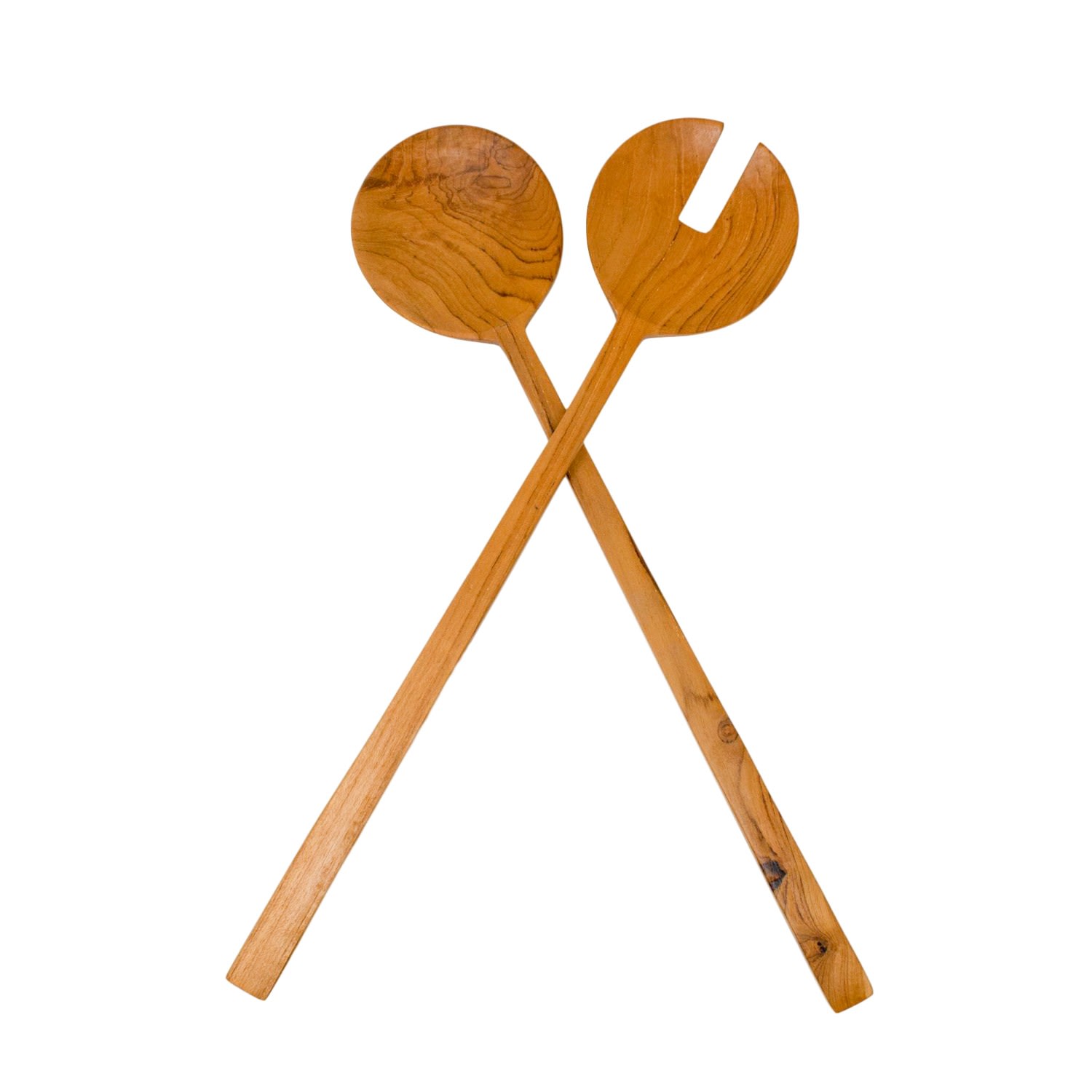 Poppy + Sage Brown Avalon Teak Tong Set