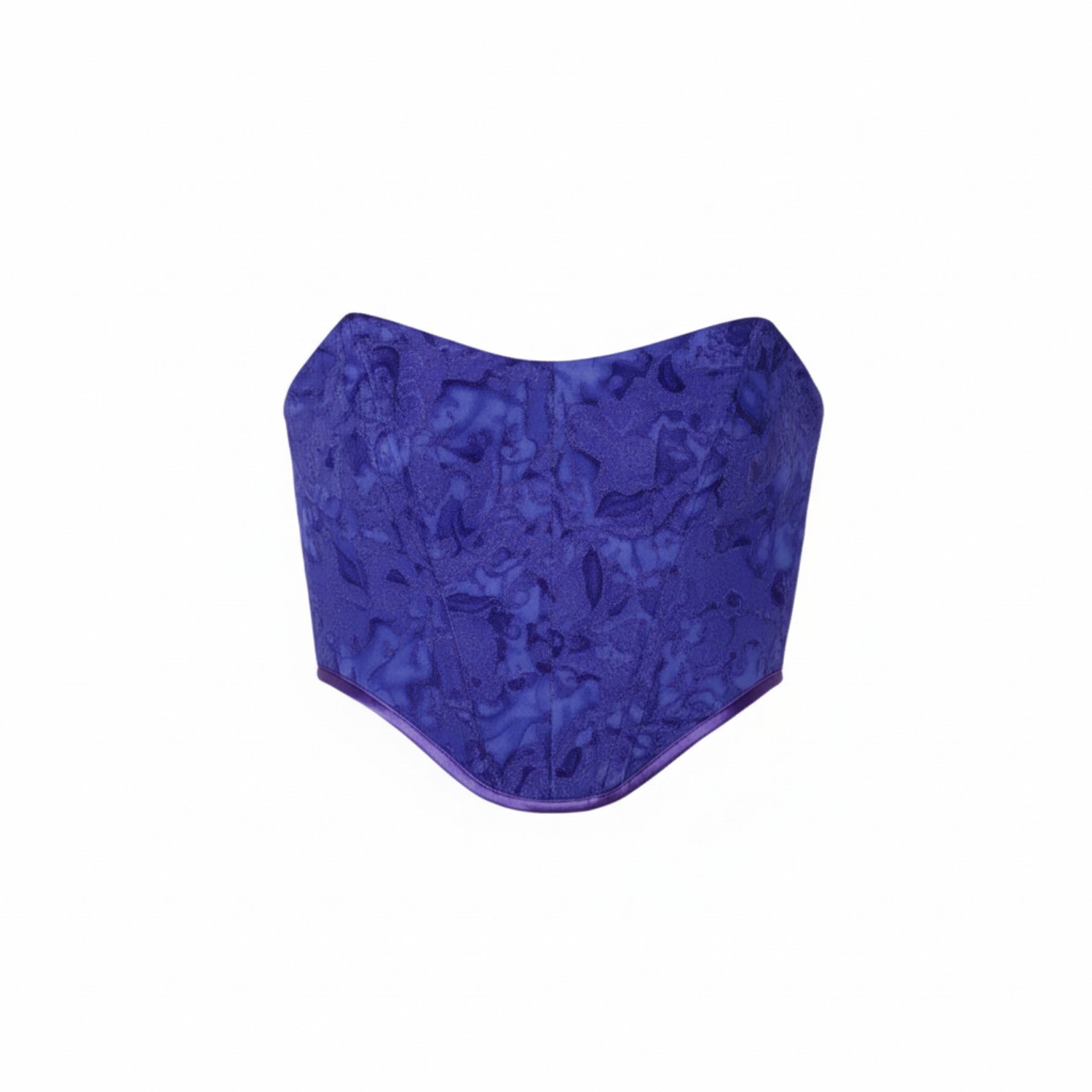Women's Kiana Top In Purple Batik | Extra Small | The Coolgirl Nyc