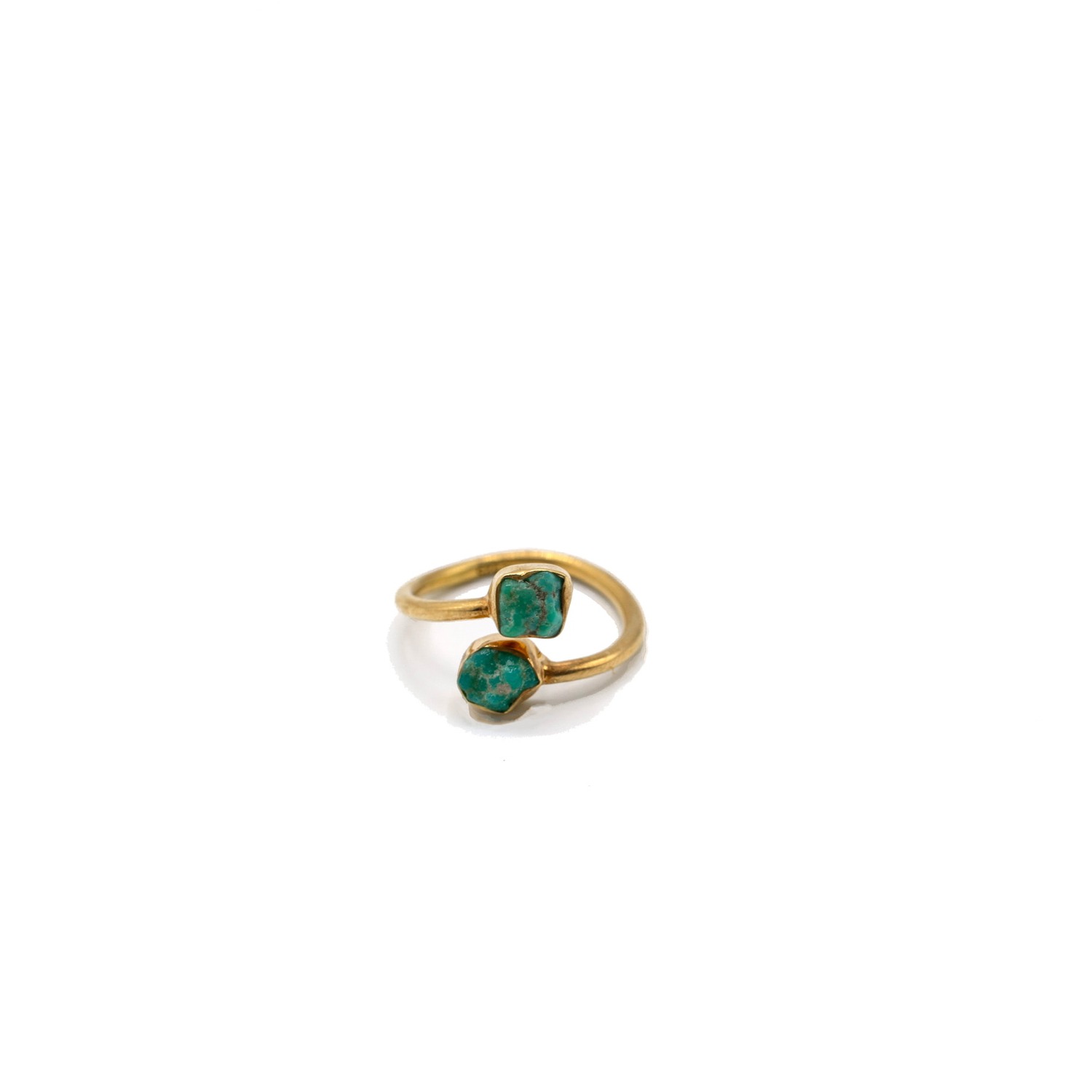 Women’s Blue / Gold Faithful Turquoise Ring Good Tidings Style