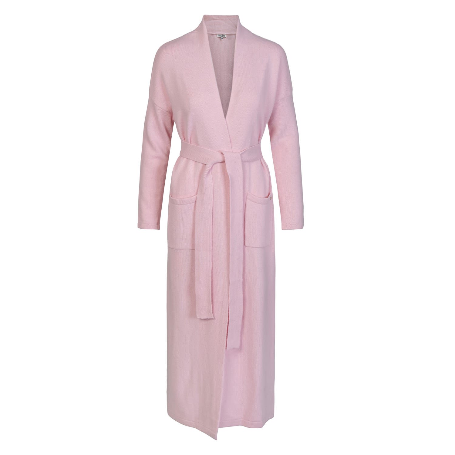 Tirillm Women's Pink / Purple "camilla" Cashmere Dressing Gown - Baby Pink