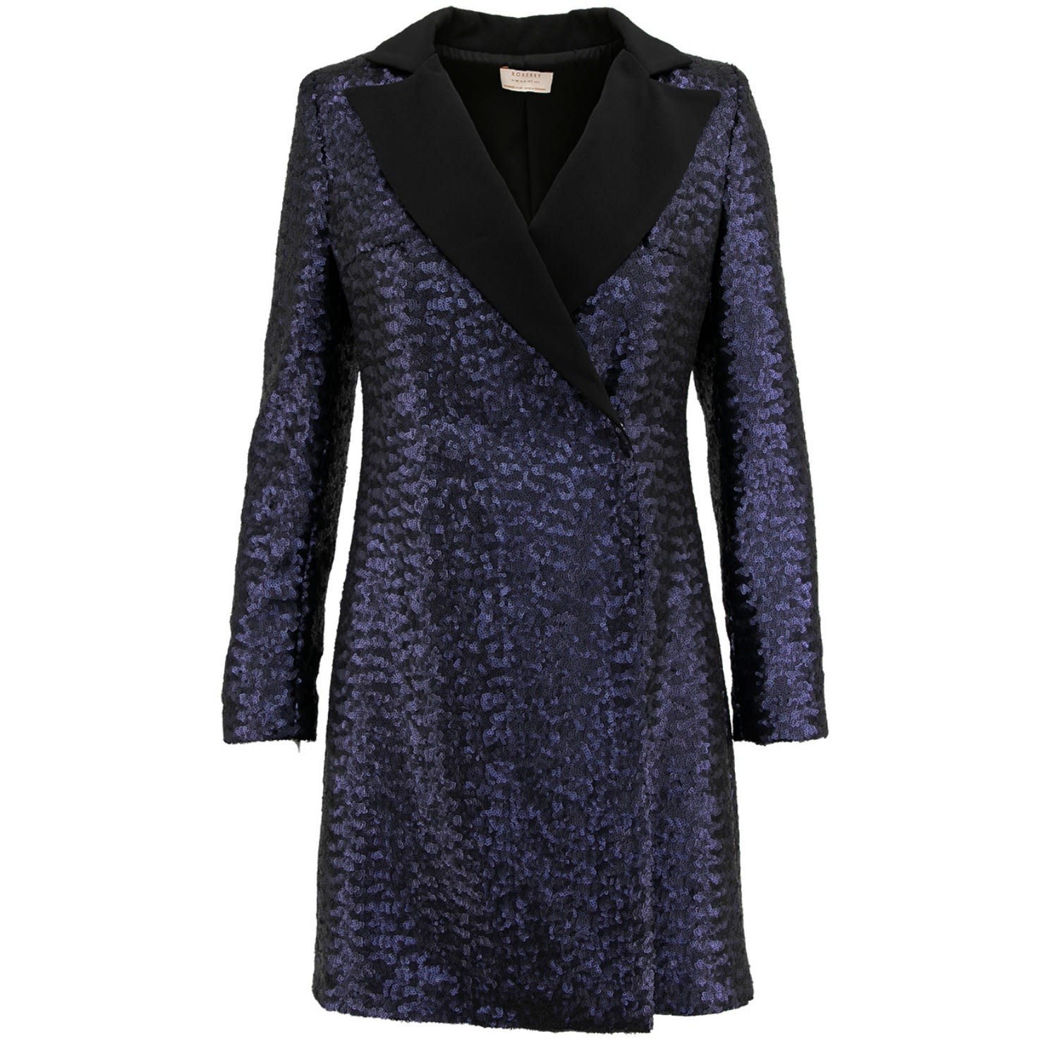 Roserry Women's Blue Vegas Embellished Blazer Mini Dress In Navy In Blue