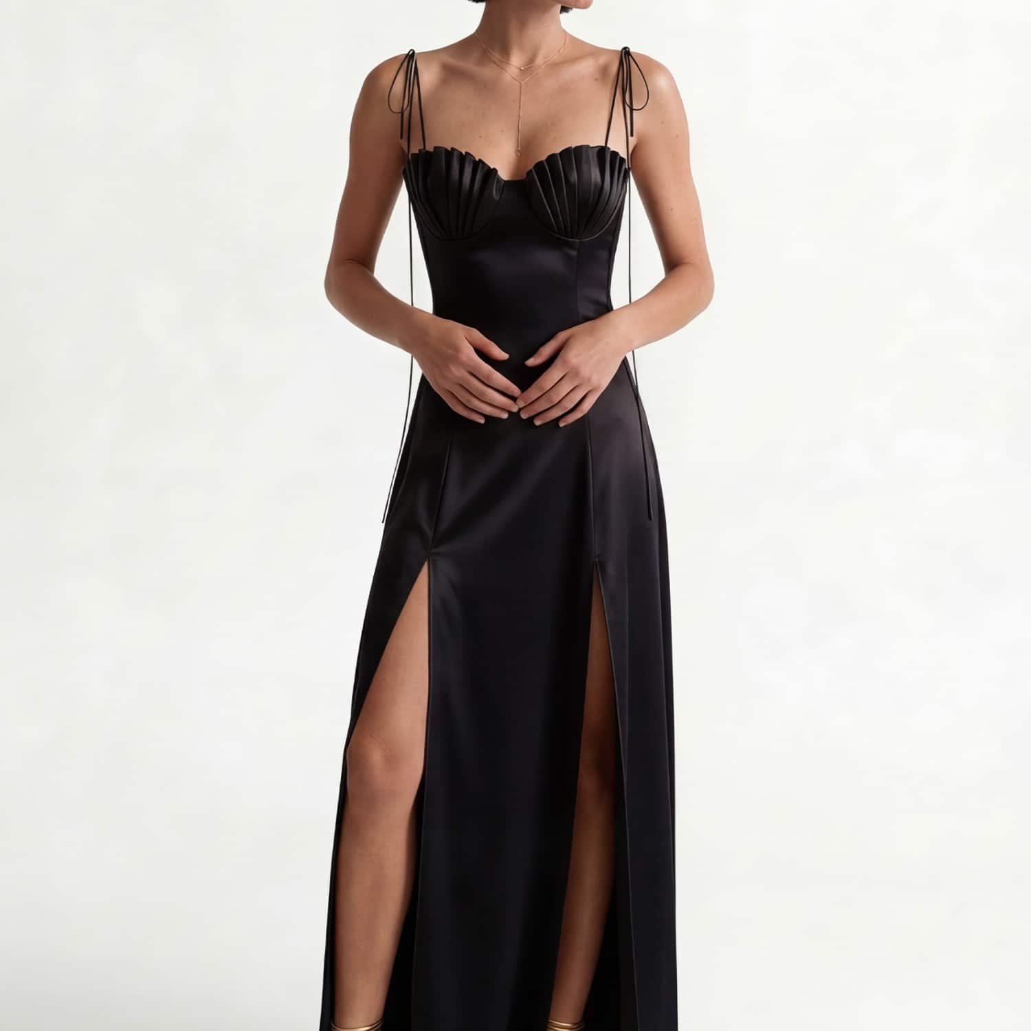 Black Mermaid Dress | La Musa | Wolf & Badger