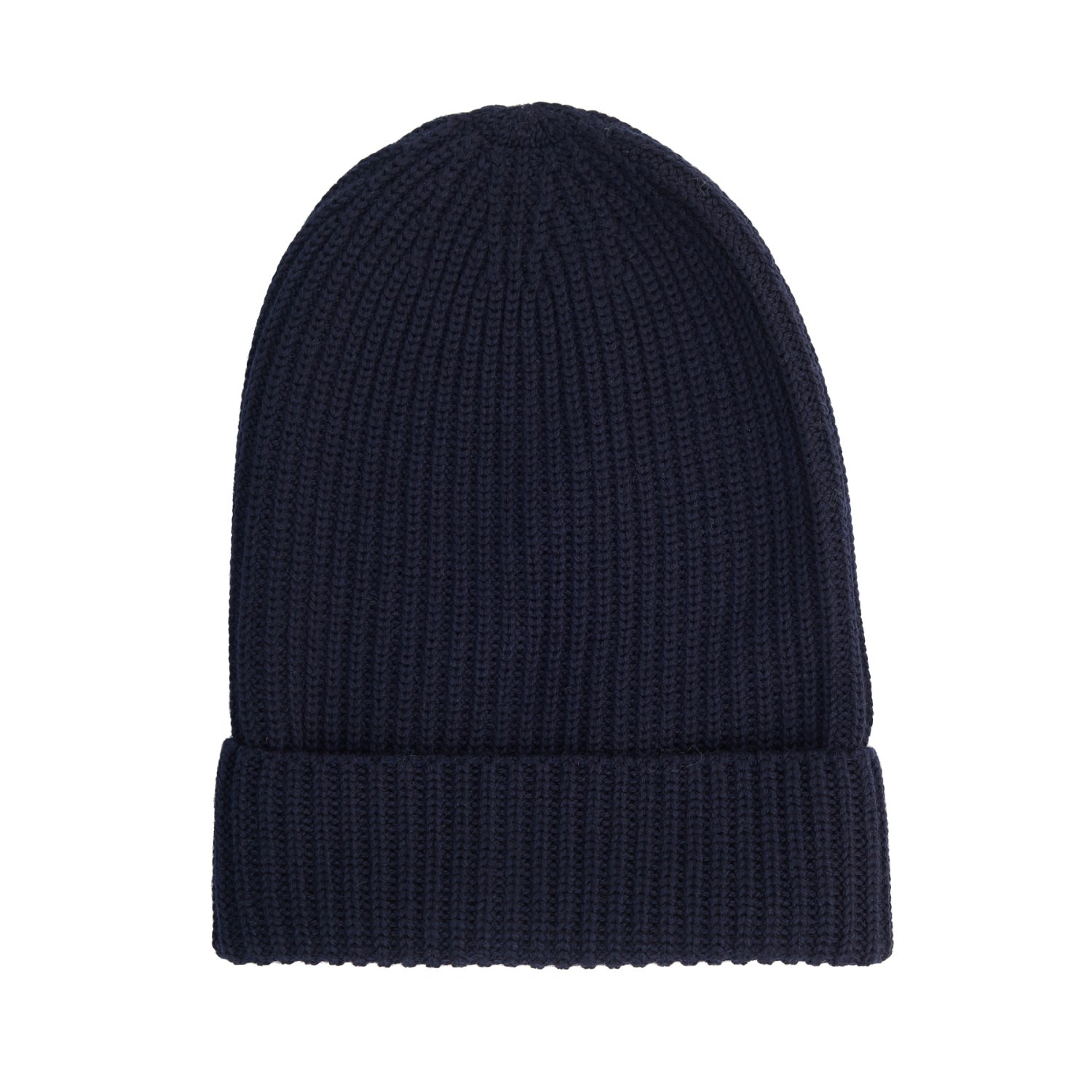 Julia Allert Women's Knitting Patterns Hat With Wide Cuff Dark Blue In Blue