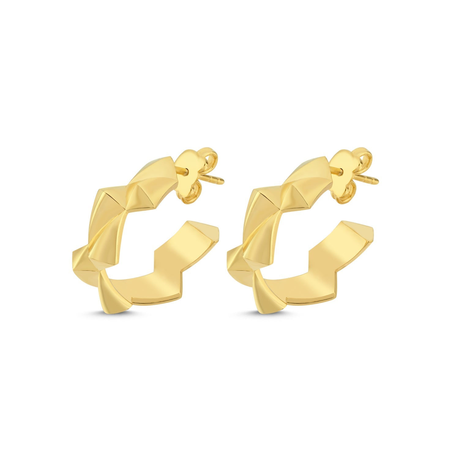Mishka Women's Brisk Hoop Earring Gold In Gold