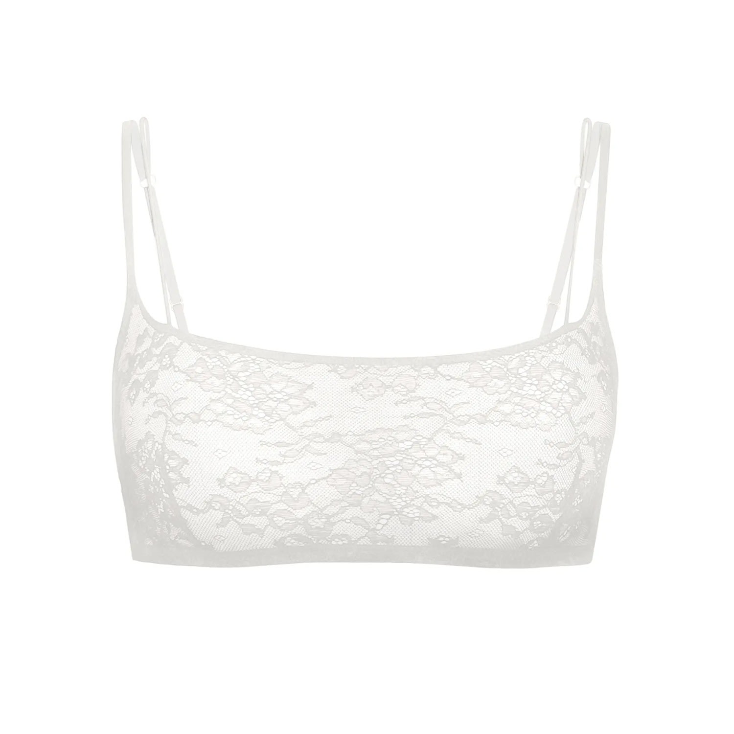 Women’s White Wild Remix Crystal Bralette Extra Large Monique Morin Lingerie