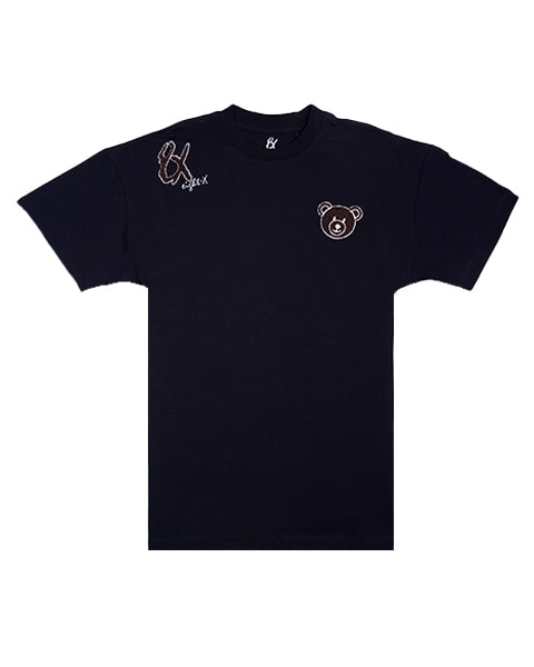 Eight X Men's Shoulder The Load Graphic T-shirt - Black In Black
