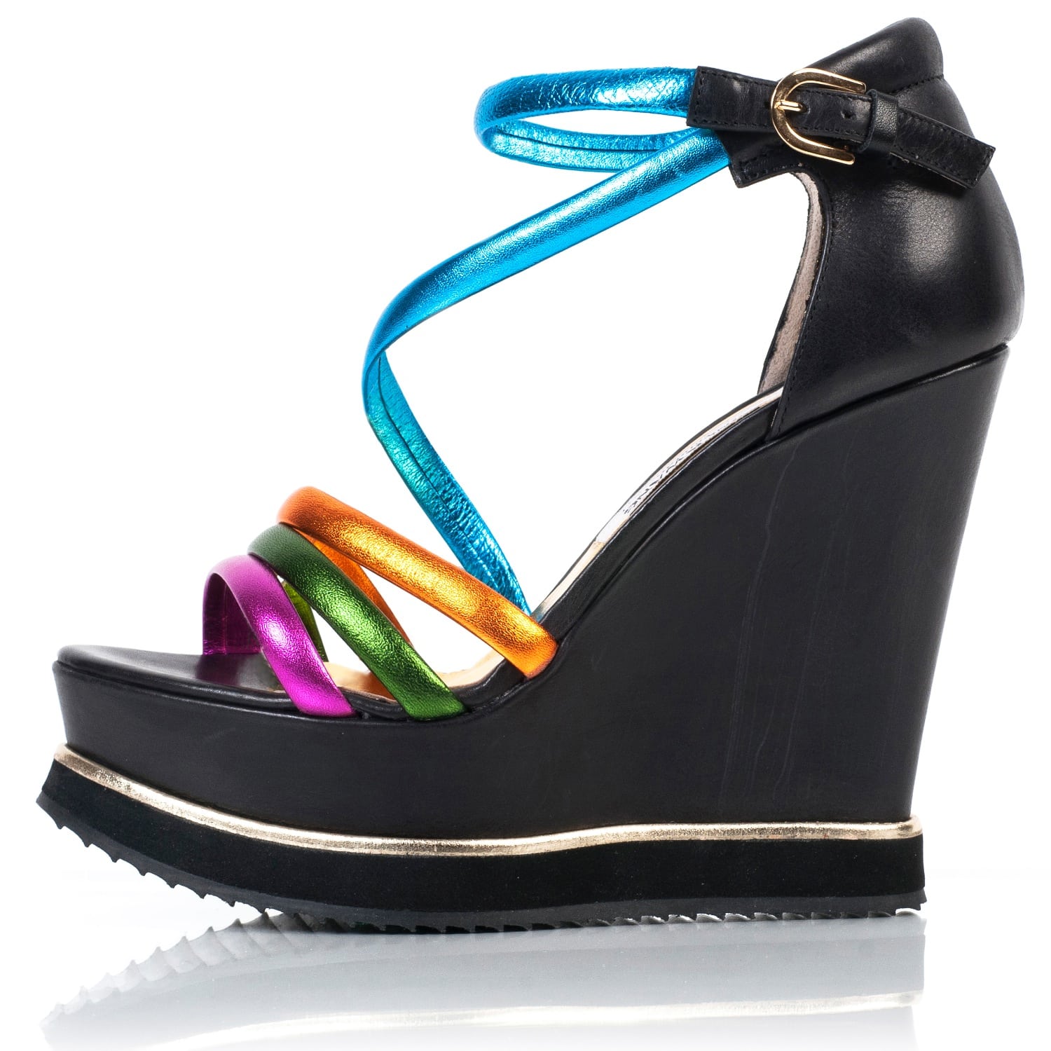 sporty platform sandals