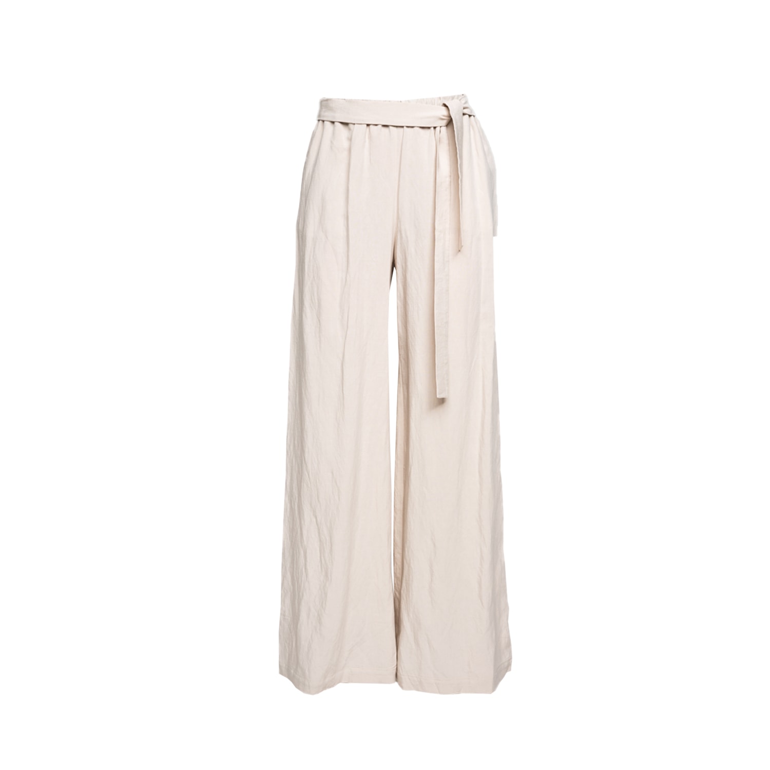 Women’s Neutrals Ivory Palazzo Pants Large Artista