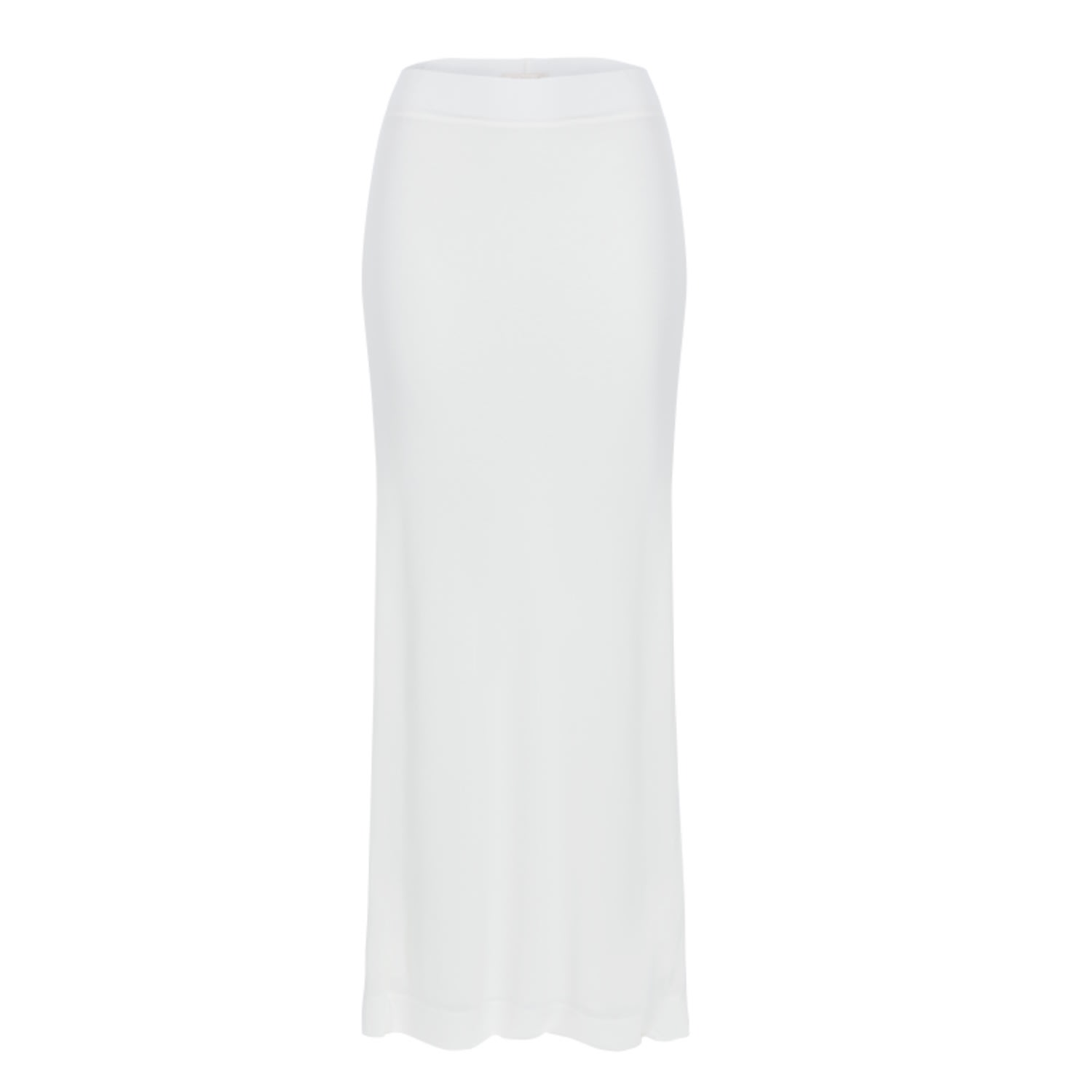 The Etta Collection Women's Atticus Maxi Skirt White In White