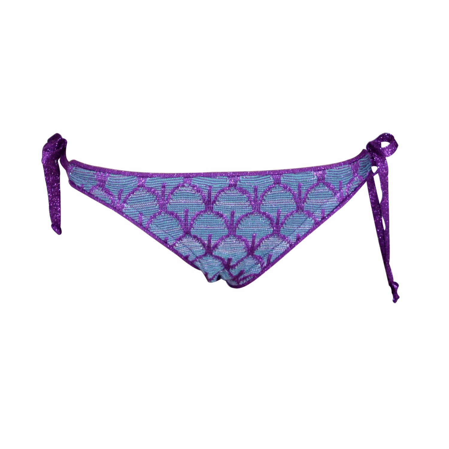 Maria Aristidou Women's Amara Brazilian Bikini Bottom In Purple