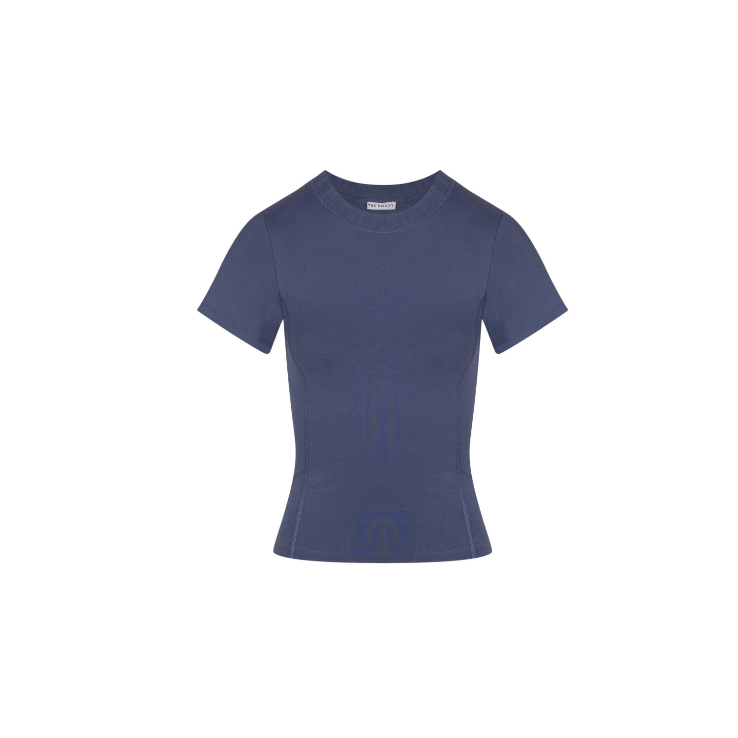 The Koozy Women's Margot T-shirt ¾ Sleeve In Pima Cotton In Nightshadow Blue In Blue