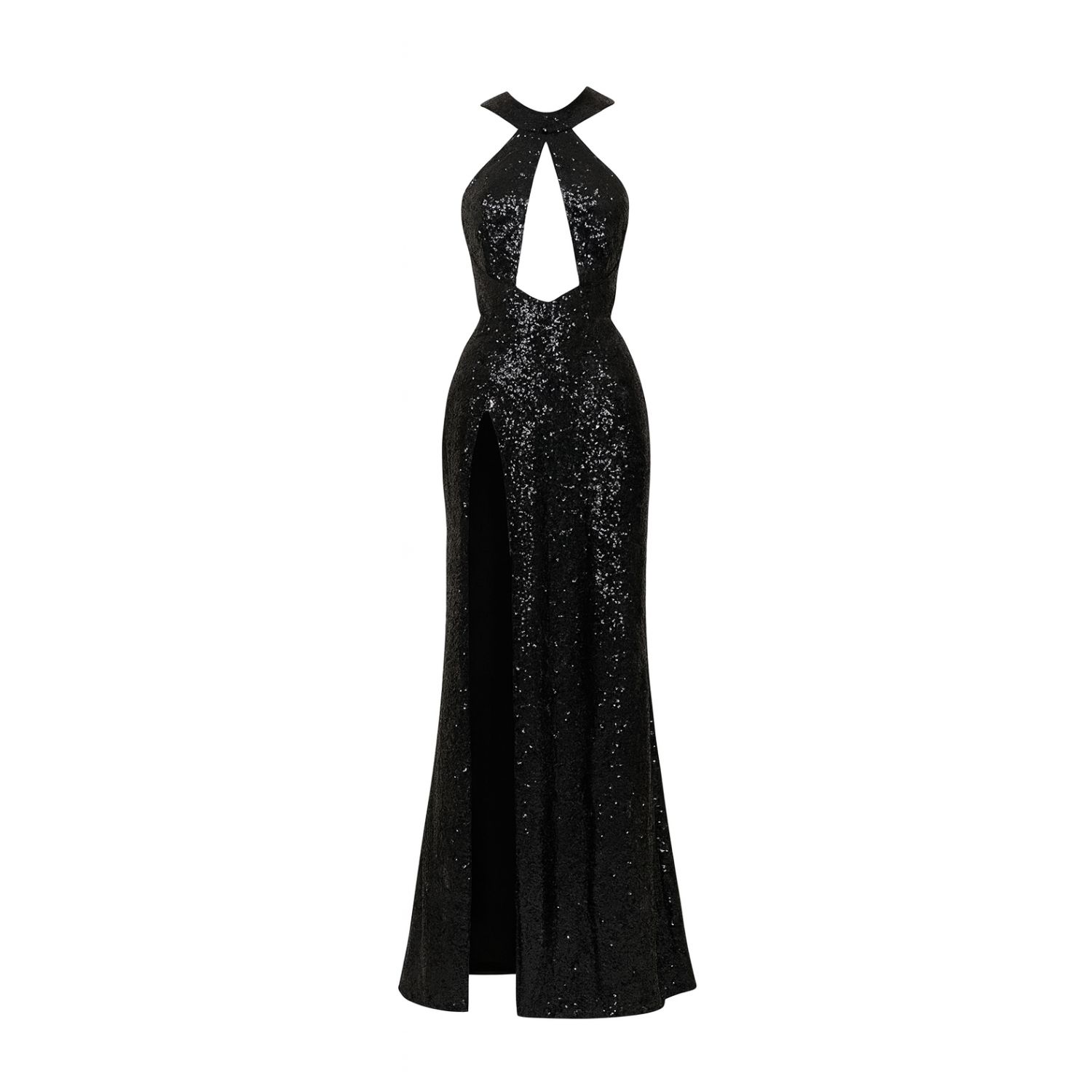 Date Boutique Women's Black Selene Midnight Cutout Gown