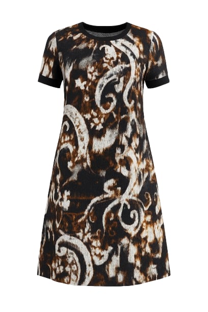 Conquista Women's Allover Print A Line Dress