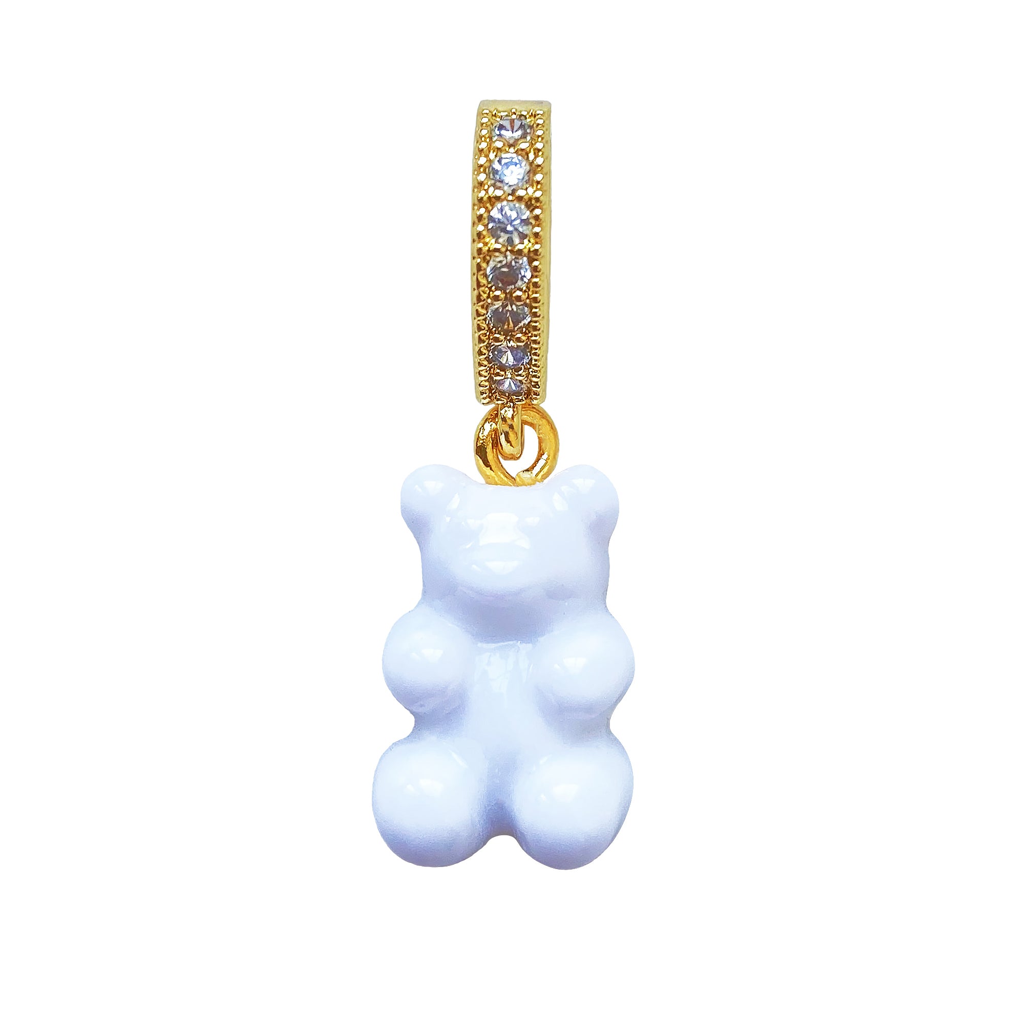 Women’s Gold / White The Snowflake Gummy Bear Charm Pendant Smilla Brav