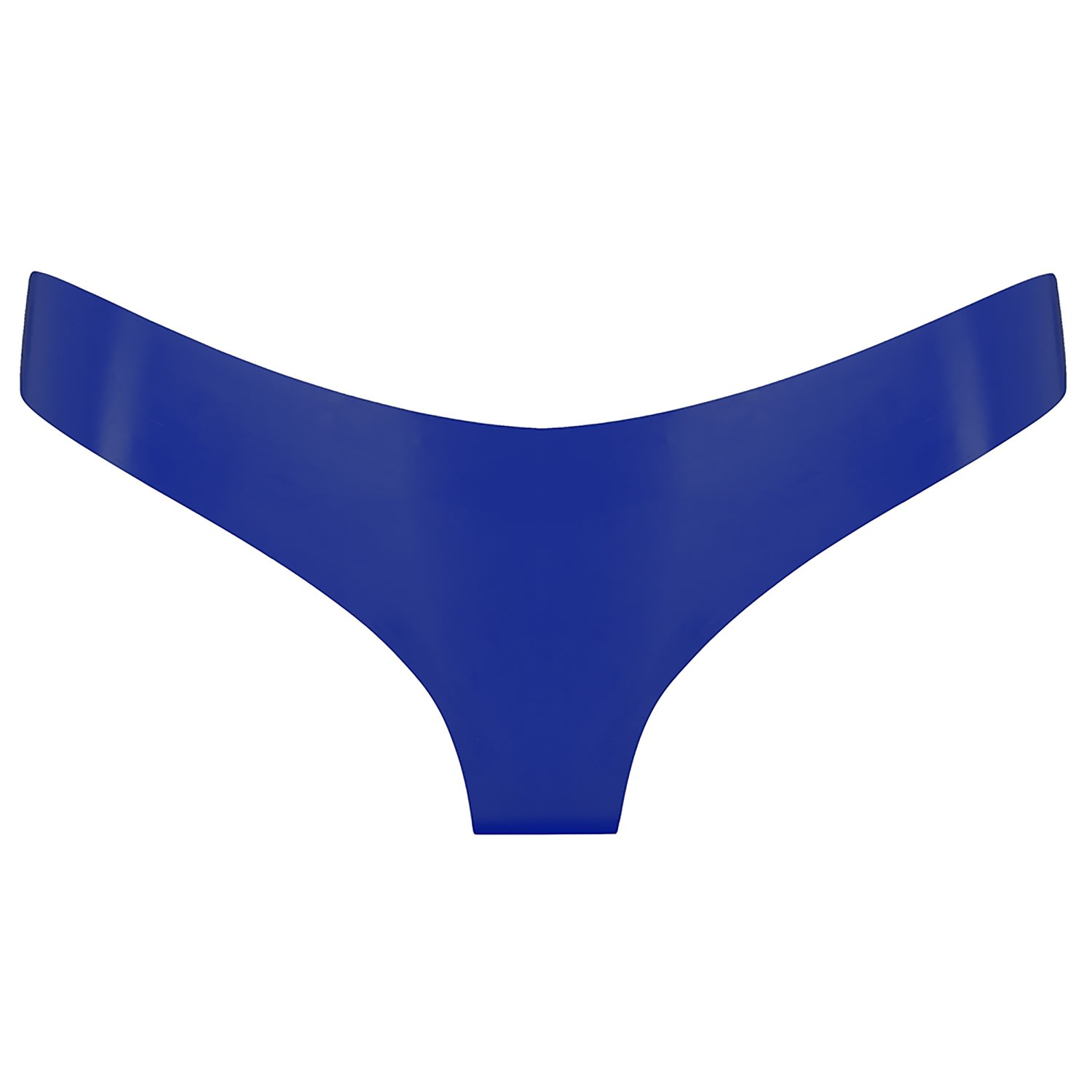 Elissa Poppy Women's Latex Brief - Blue In Blue