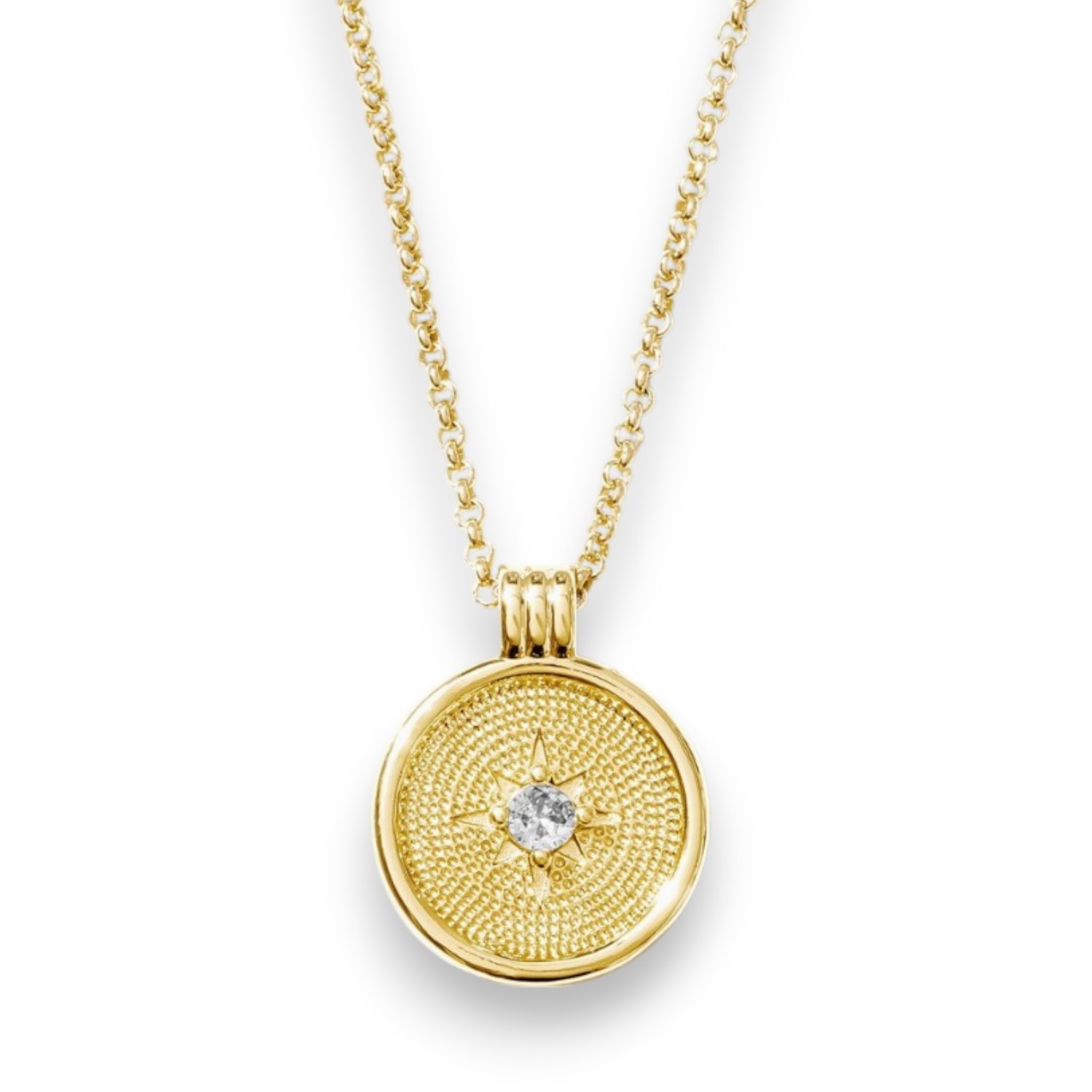 Alexie Of Athens Women's Gold Stella Nova Guidance Medallion