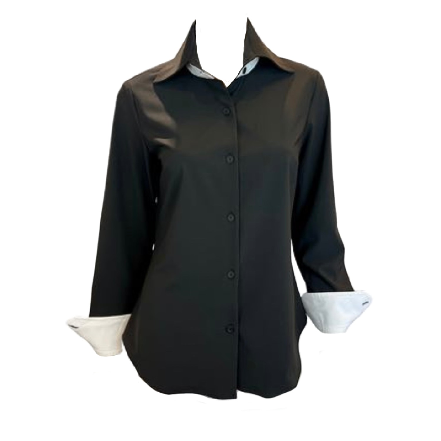 Snider Women's Black Swan Long Sleeve Shirt In Black