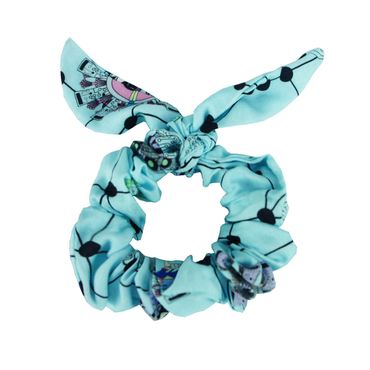 Women's Blue Corion Scrunchie | Tramp in Disguise