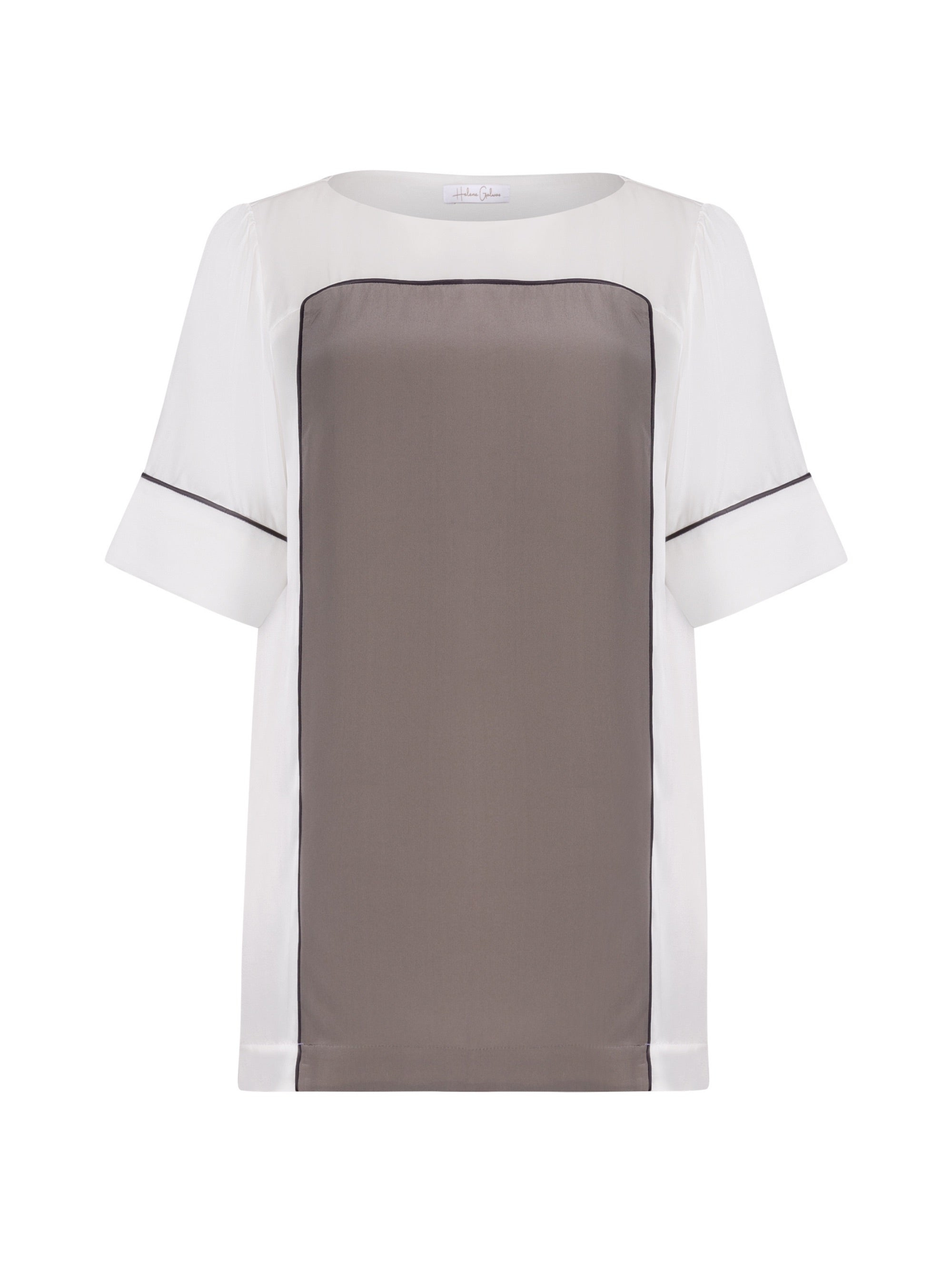 Helene Galwas Neutrals / Grey Kaja - Loose Fitted Shirt In Grey