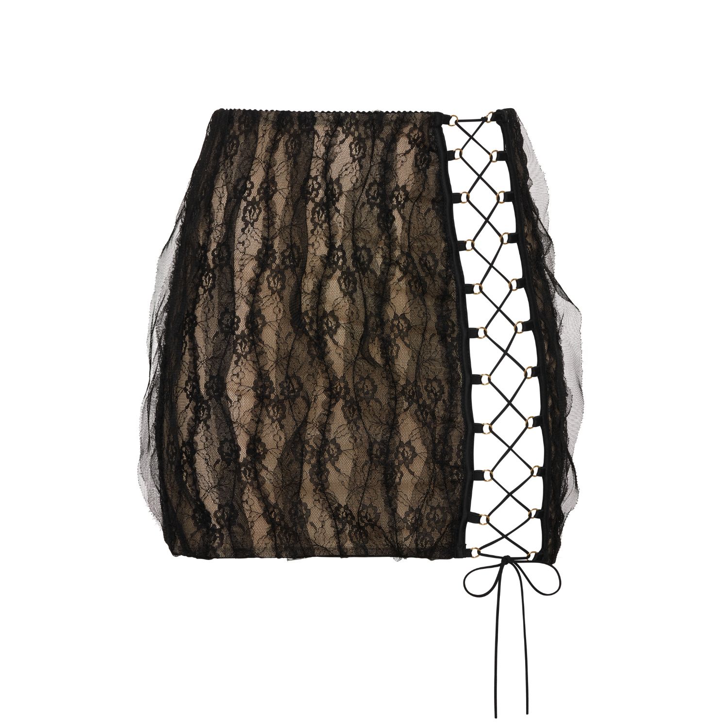 PERILLA WOMEN'S BLACK PALERMO SKIRT