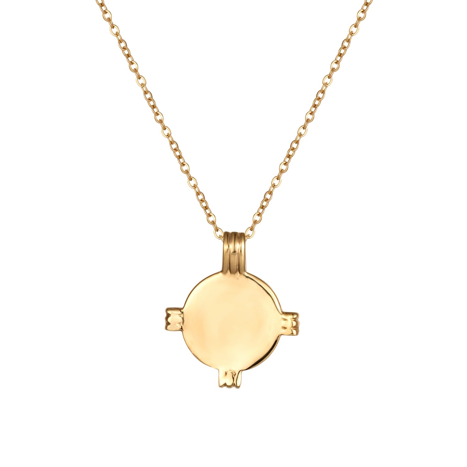 Women’s 22Ct Gold Vermeil Disc Medallion Necklace Seol + Gold