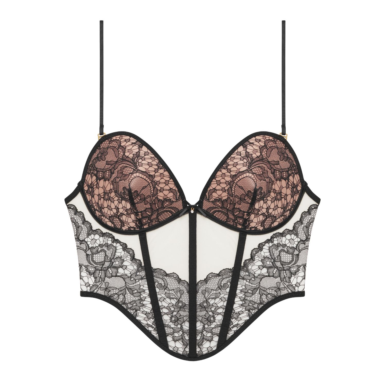 Perilla Women's Black Madone Corset In Black