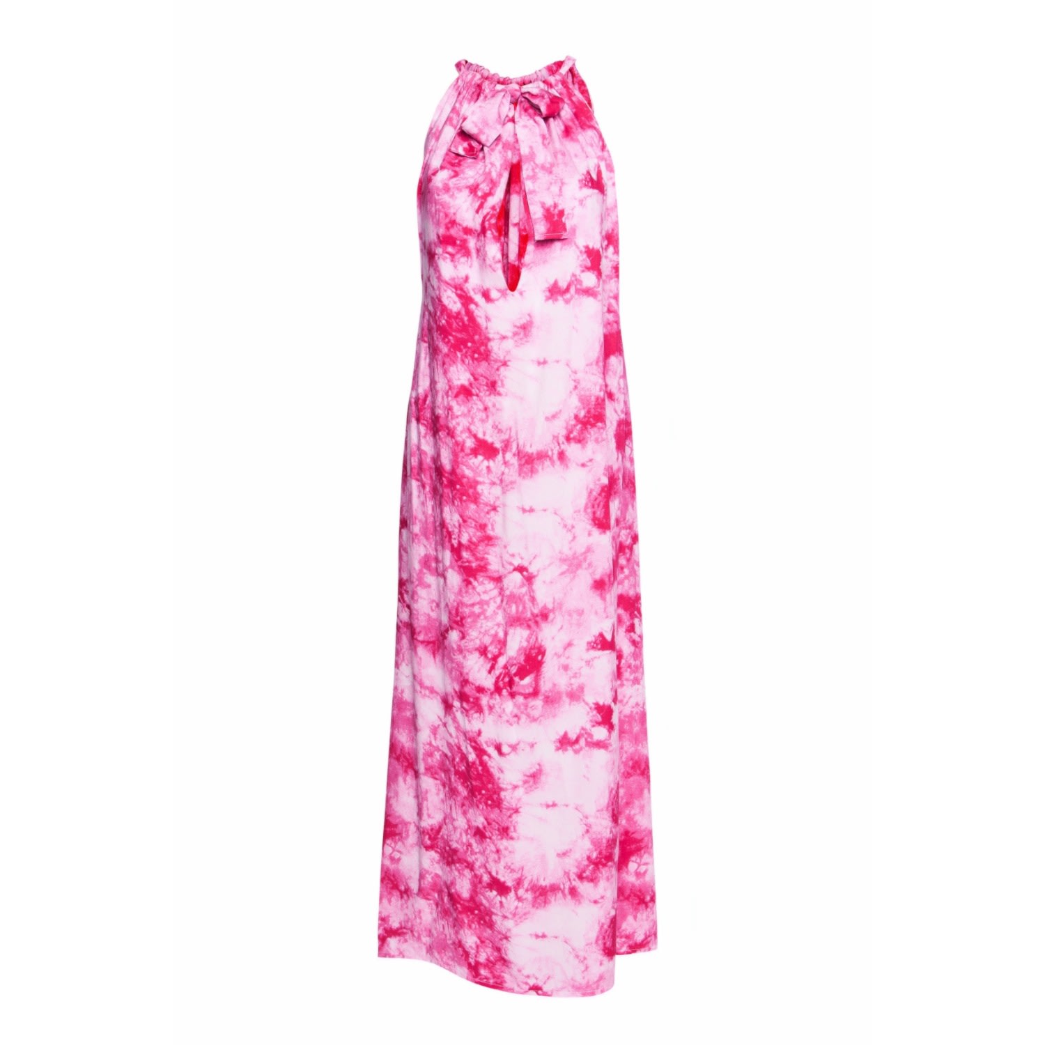 Women’s Pink / Purple Tie Dye Isla Maxi Dress In Pink One Size Cocoove