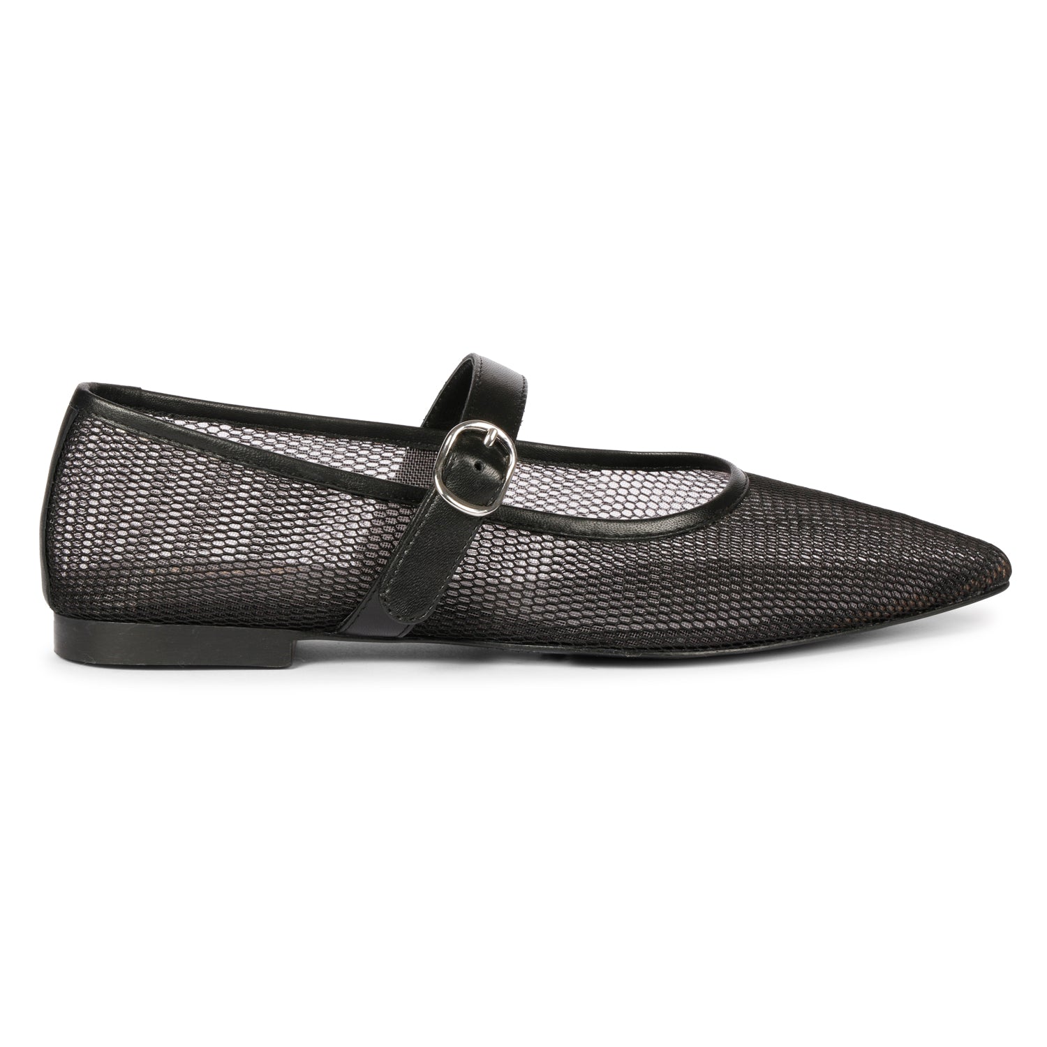 Saint G Begonia Mesh Mary Jane Flat In Black