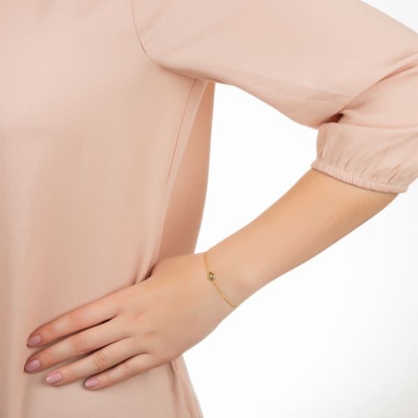 Latelita London Pisa Mini Teardrop Bracelet Gold Citrine In Teardrop