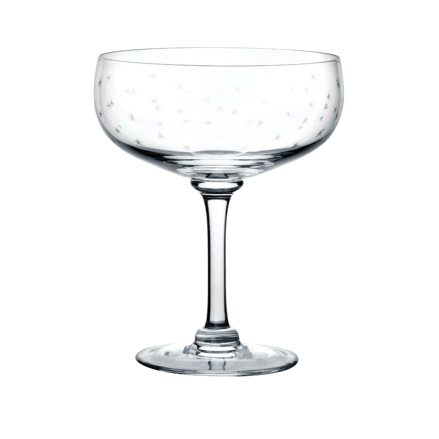 A Set Of Four Cocktail Glasses With Stars Design The Vintage List