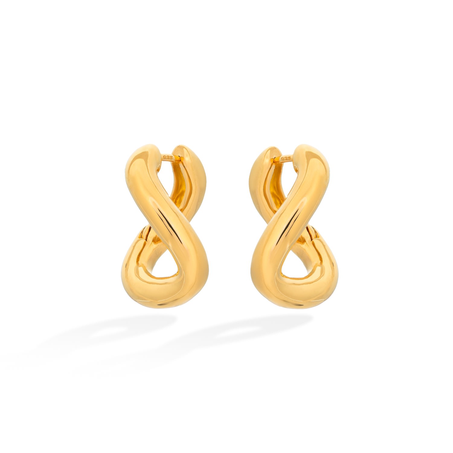 Women’s Bold Twirl Earrings Gold Shabella Nyc