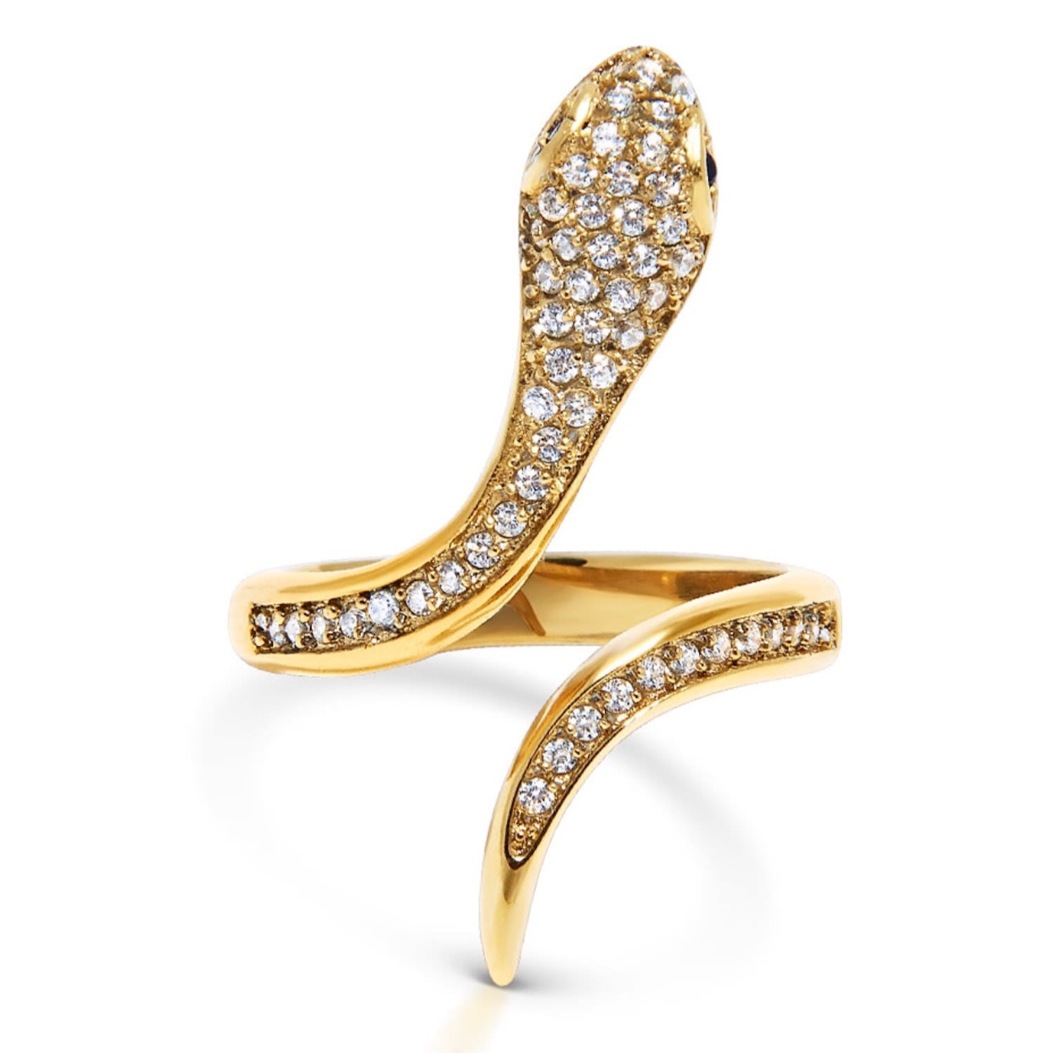 Women’s Gold Snake Ring Nialaya