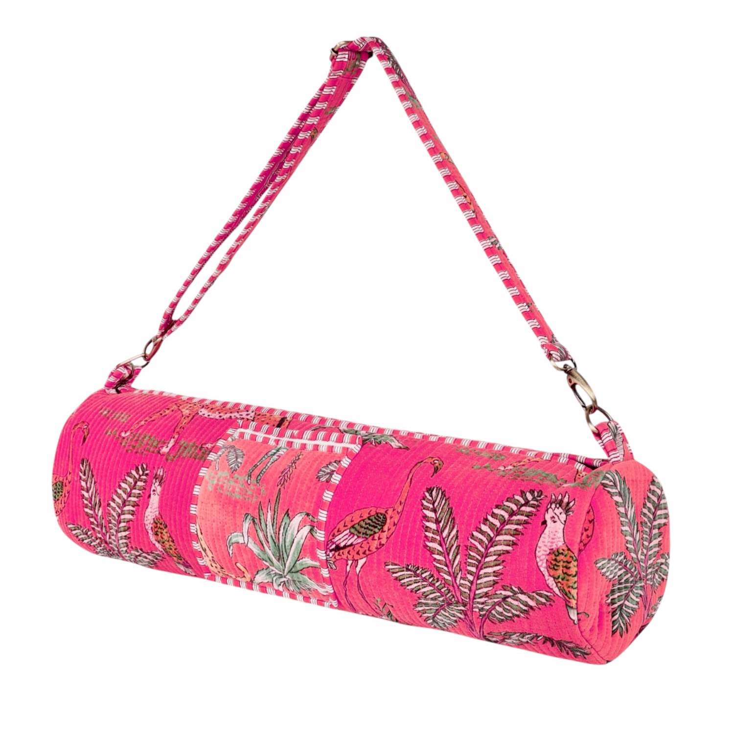 Conscious Yoga Collective Women's Pink / Purple The Velvet Yoga Bag In Pink