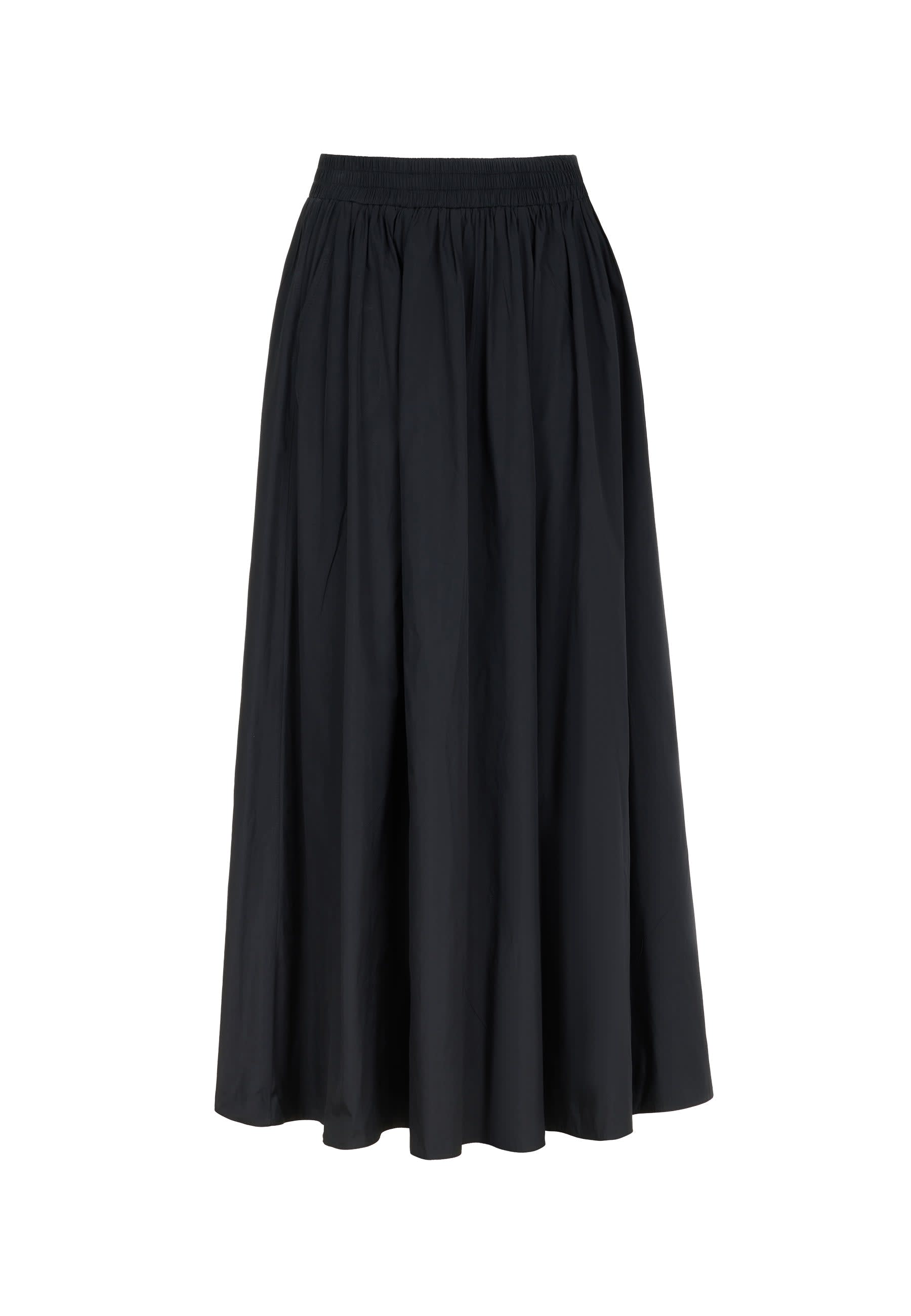 Pull-On Maxi Skirt Black by NOCTURNE