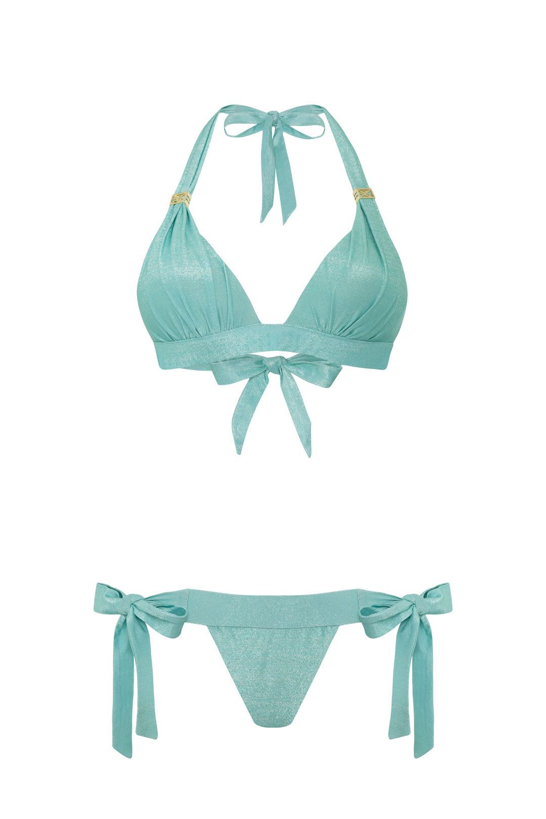Leyla Maya Women's Annie & Natasha Bikini Set - Mint Green