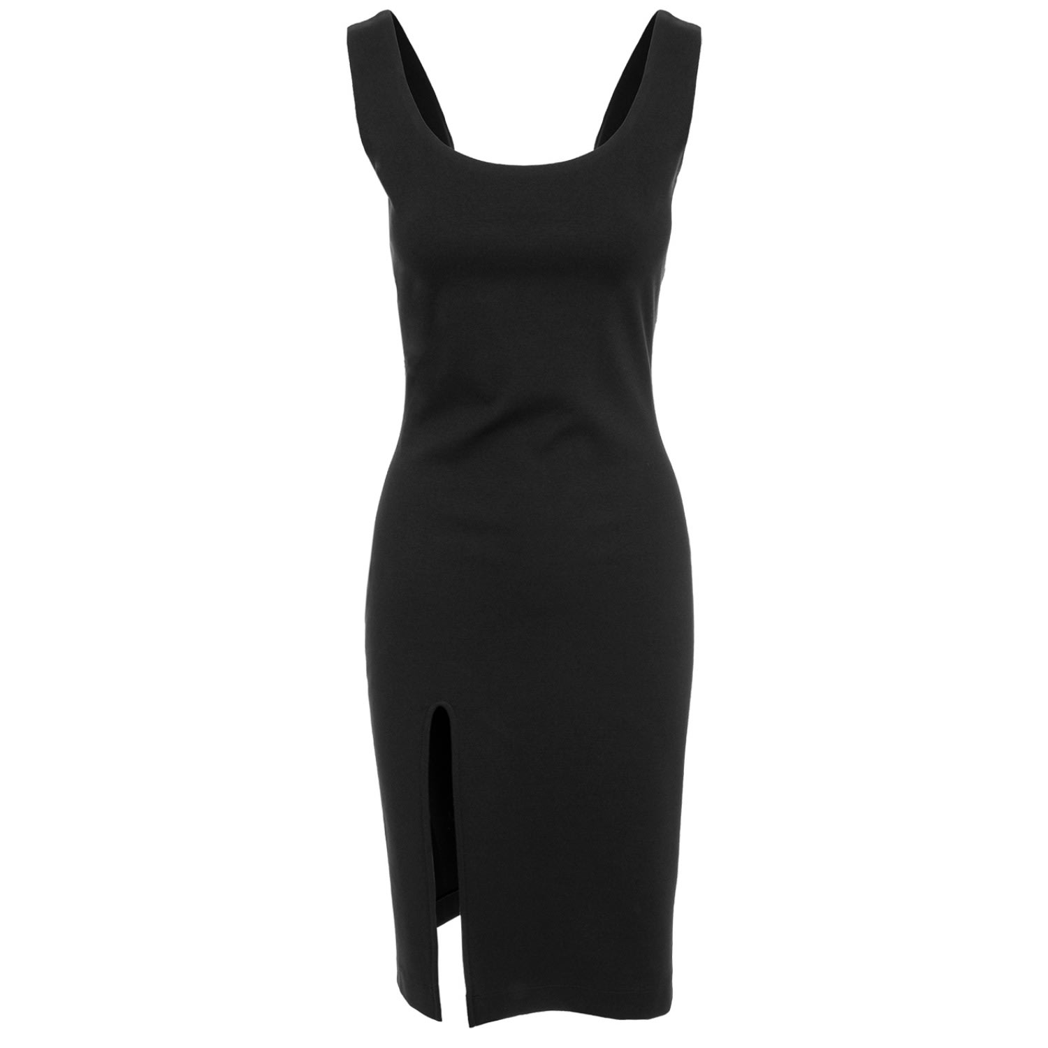 Women’s Madison Jersey Midi Dress In Black Extra Small Roserry