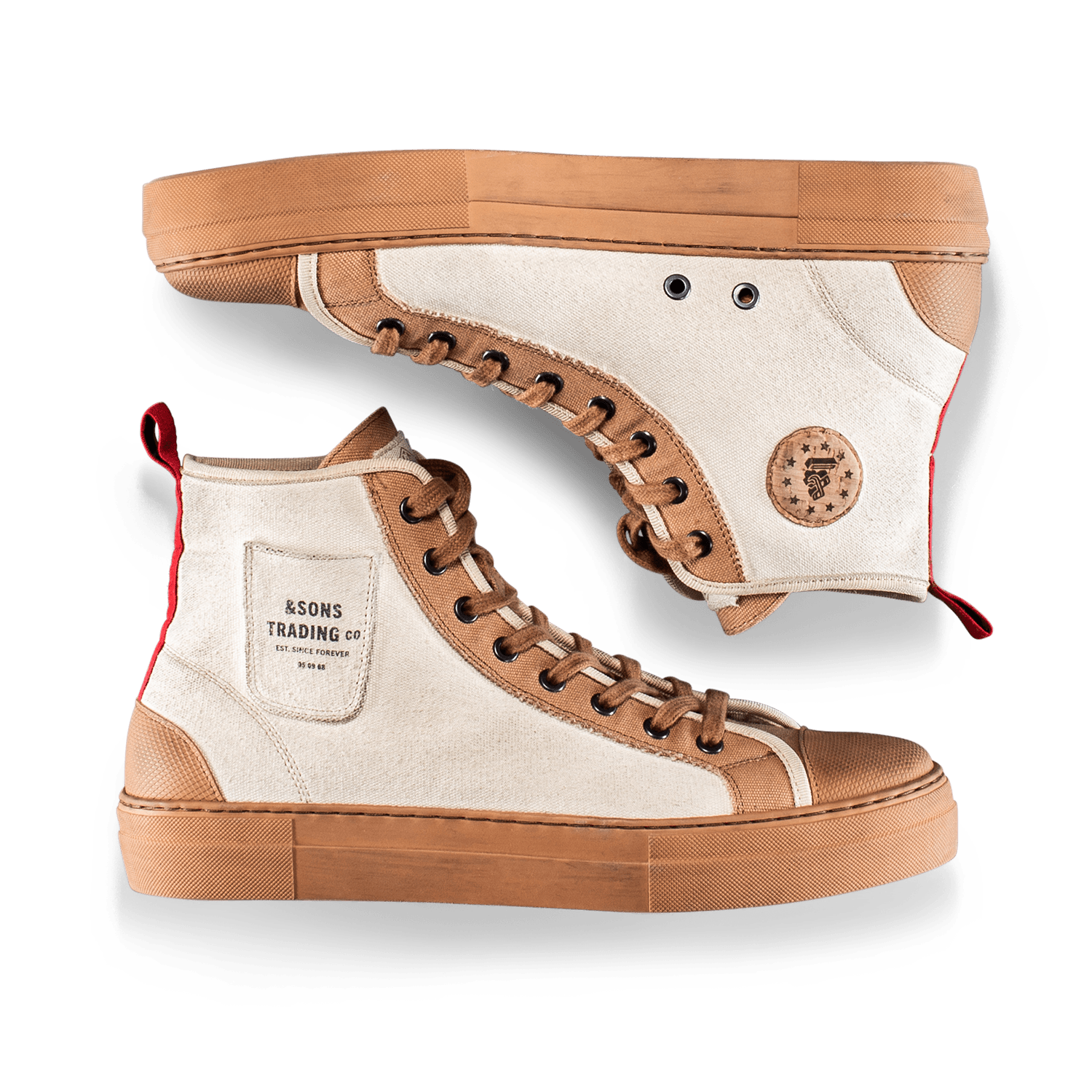 Men’s Brown &Sons Baseline Basketball High Top 13 Uk &Sons Trading Co