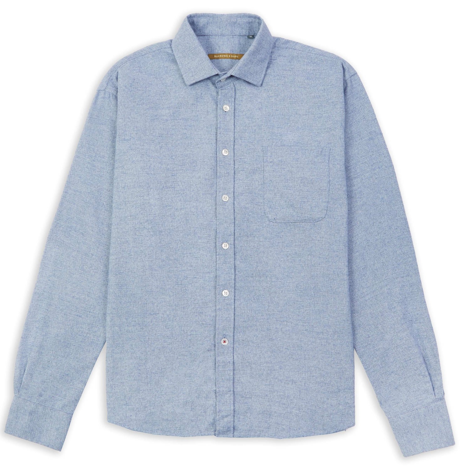 Burrows And Hare Men's Lumber Shirt -  Blue