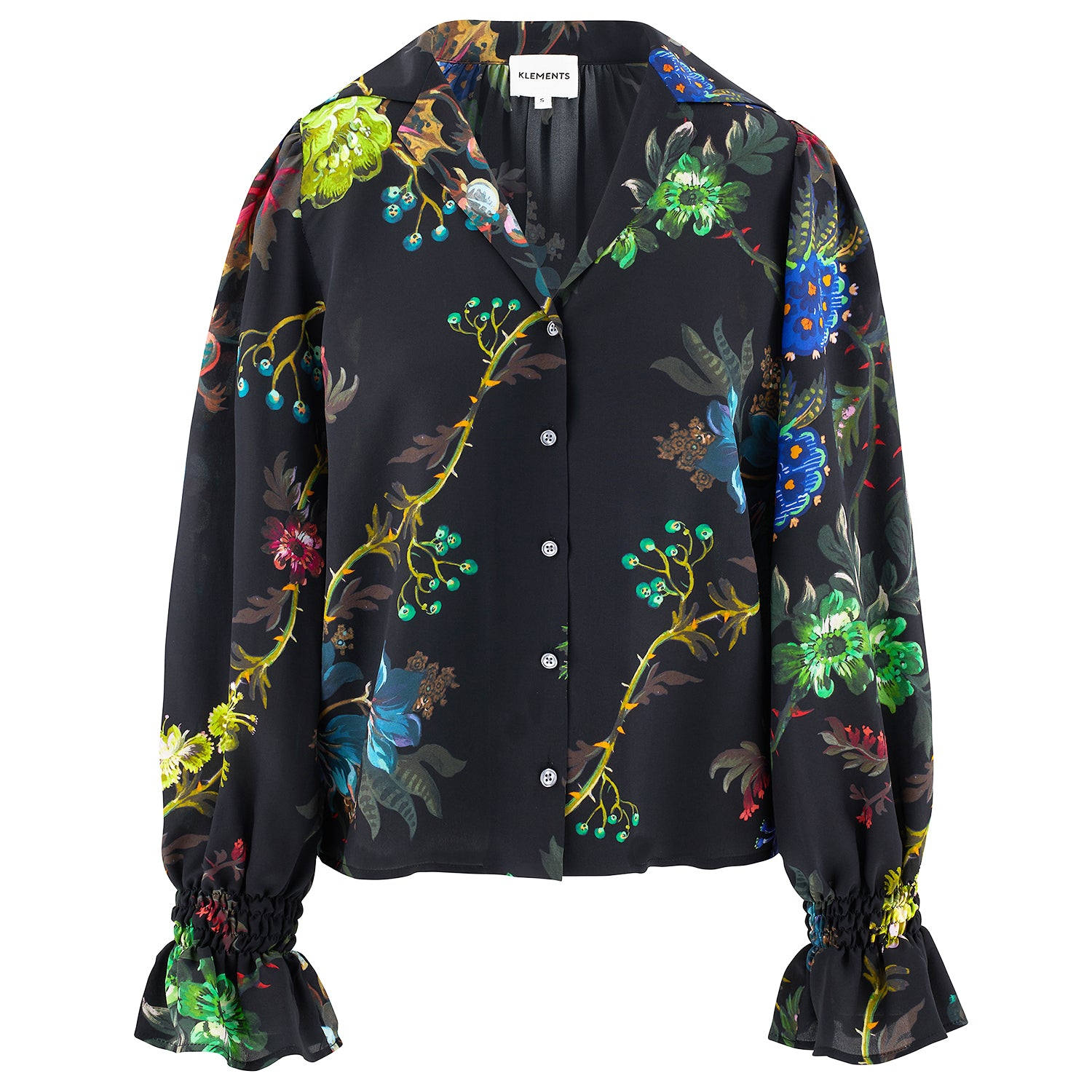 Women's Maudie Shirt In Witchflower | Extra Small | Klements