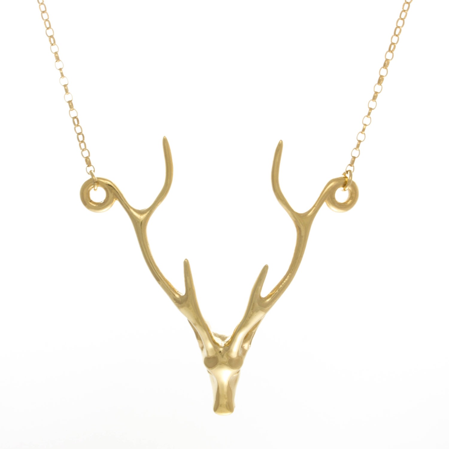 Women’s Deer Necklace - Gold Lee Renee