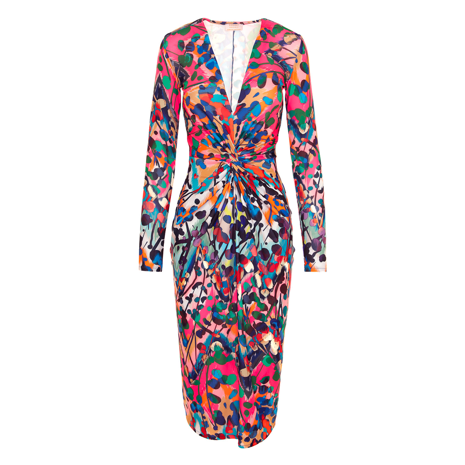 Women’s Mallorca Midi Dress In Barcelona Print M/L Roserry