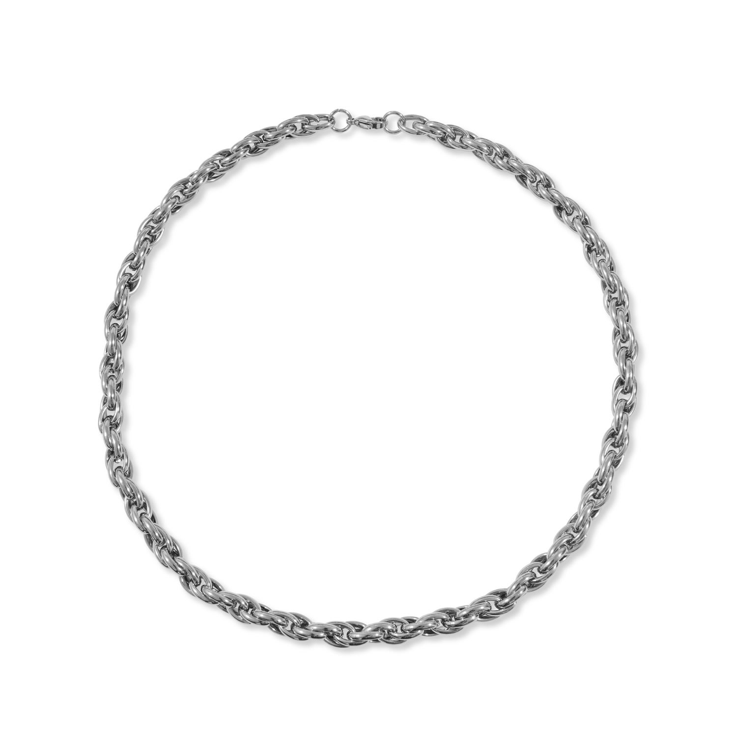 A Weathered Penny Women's Silver Knot Necklace In Gray