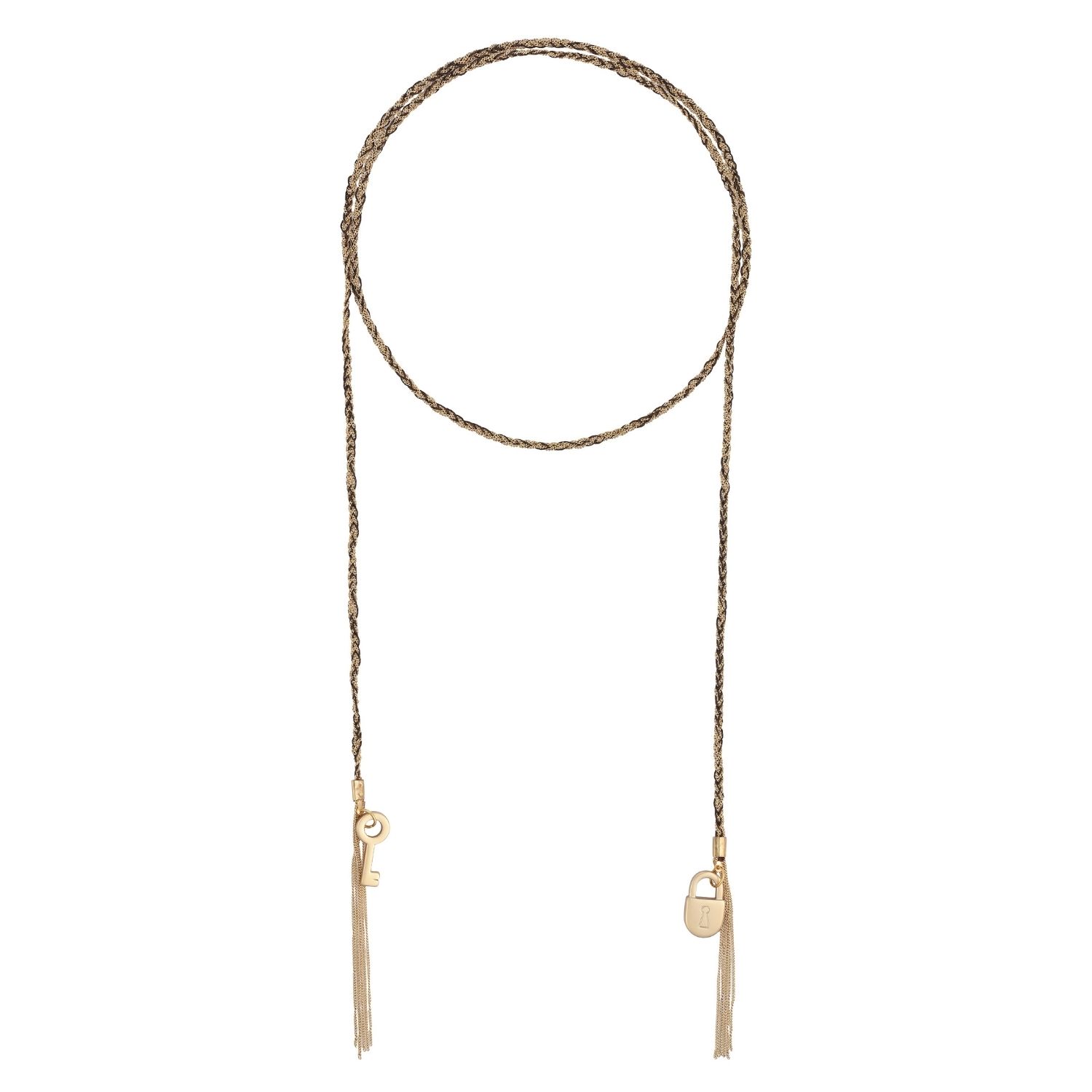 Bianca Resortwear Women's Gold / Brown Linda Necklace In Chestnut In Gold