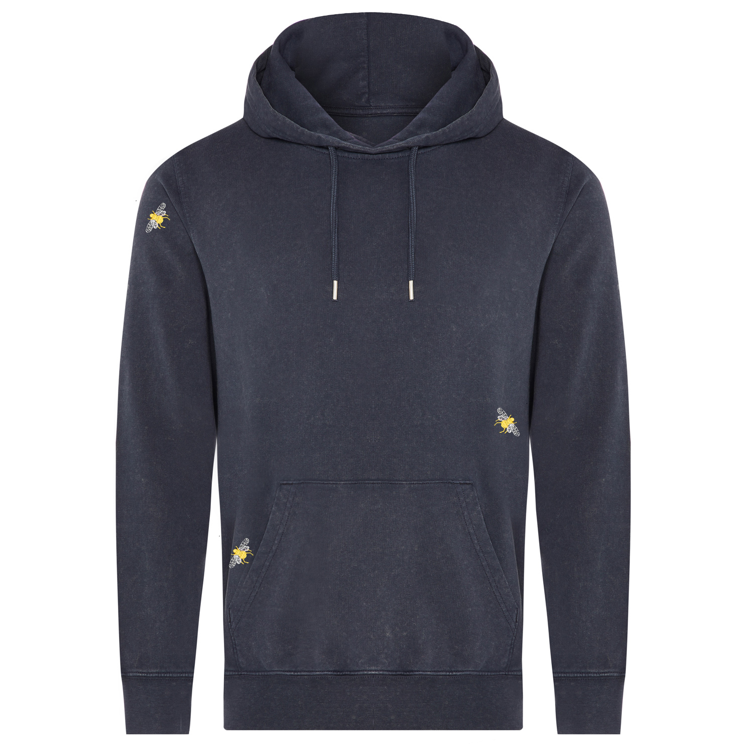 Grey embroidered hoodie sale